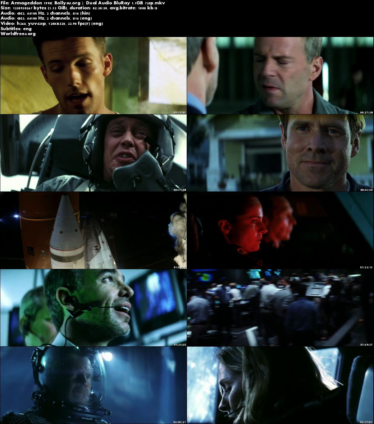 Armageddon 1998 BluRay Hindi Dual Audio 720p Download Armageddon 1998 BluRay Hindi Dual Audio 720p Download