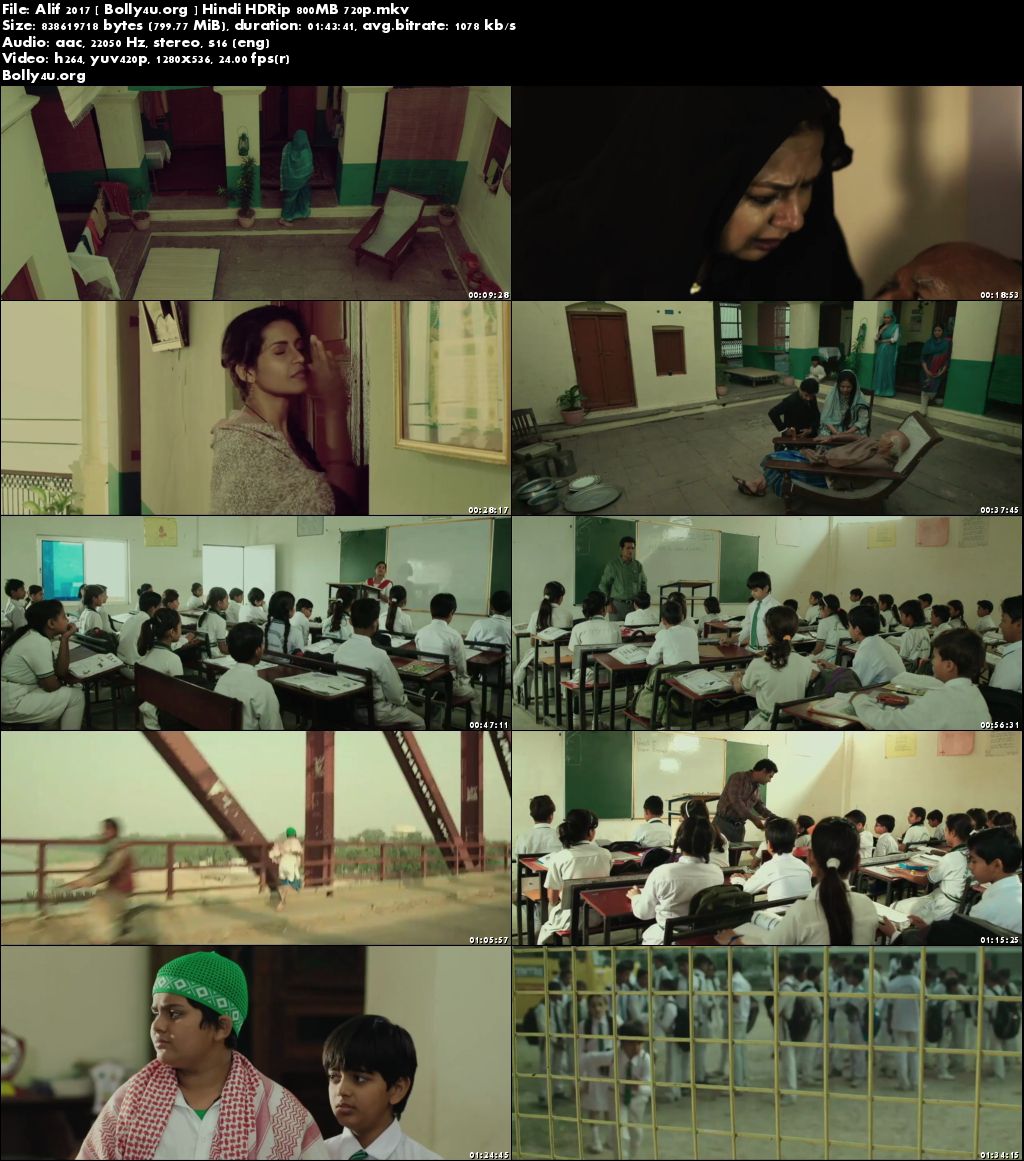 Alif 2017 HDRip 800Mb Hindi Movie 720p x264 Download Alif 2017 HDRip 800Mb Hindi Movie 720p x264 Download