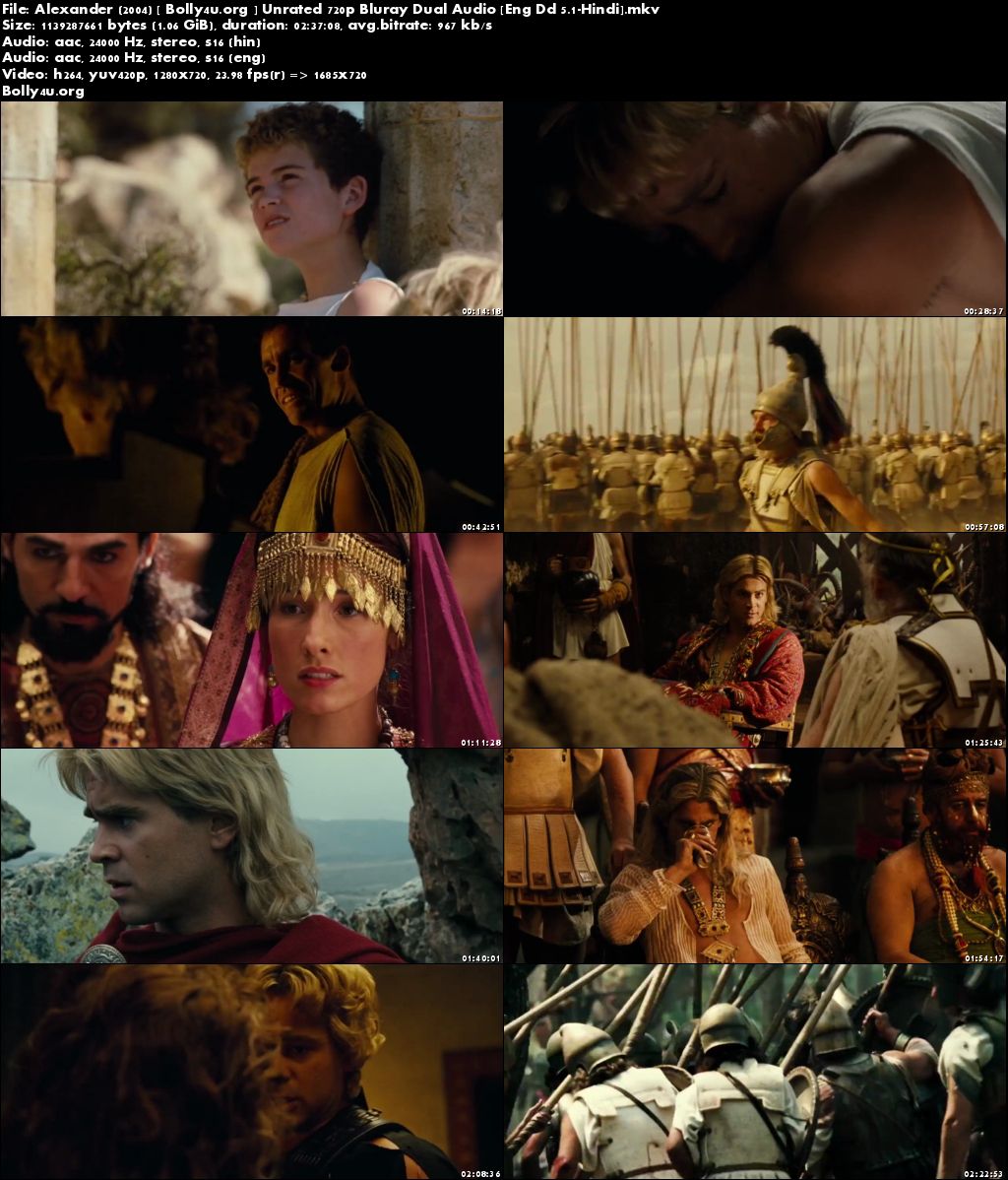 Alexander 2004 BluRay 450MB UNRATED Hindi Dual Audio 480p Download Alexander 2004 BluRay 450MB UNRATED Hindi Dual Audio 480p Download