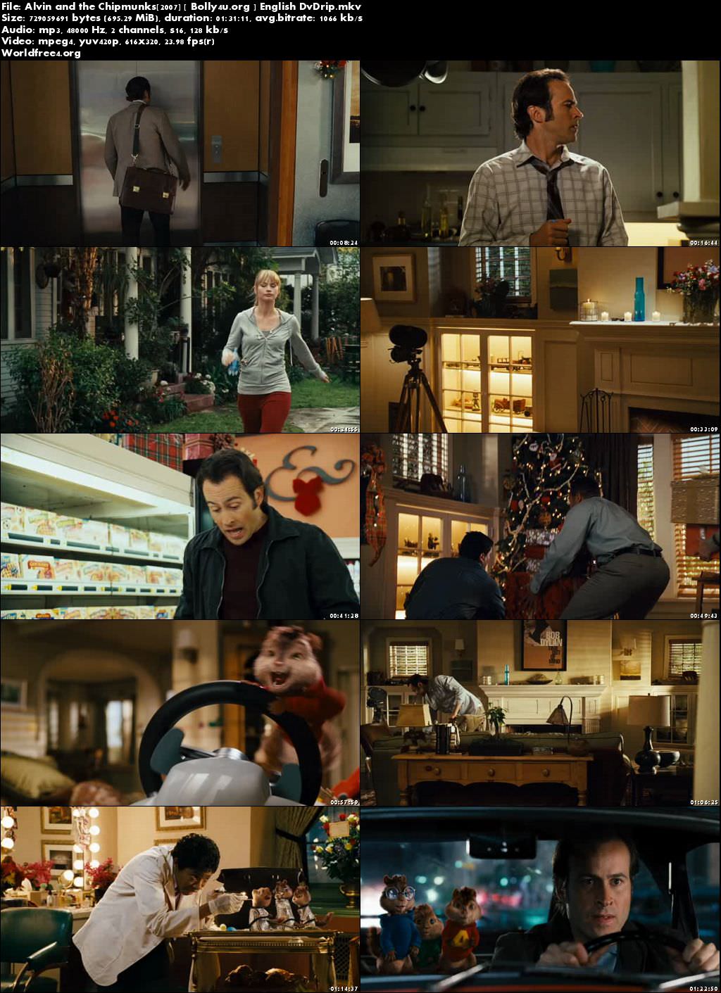 Alvin and The Chipmunks 2007 DVDRip 700MB English ESub x264 Download Alvin and The Chipmunks 2007 DVDRip 700MB English ESub x264 Download