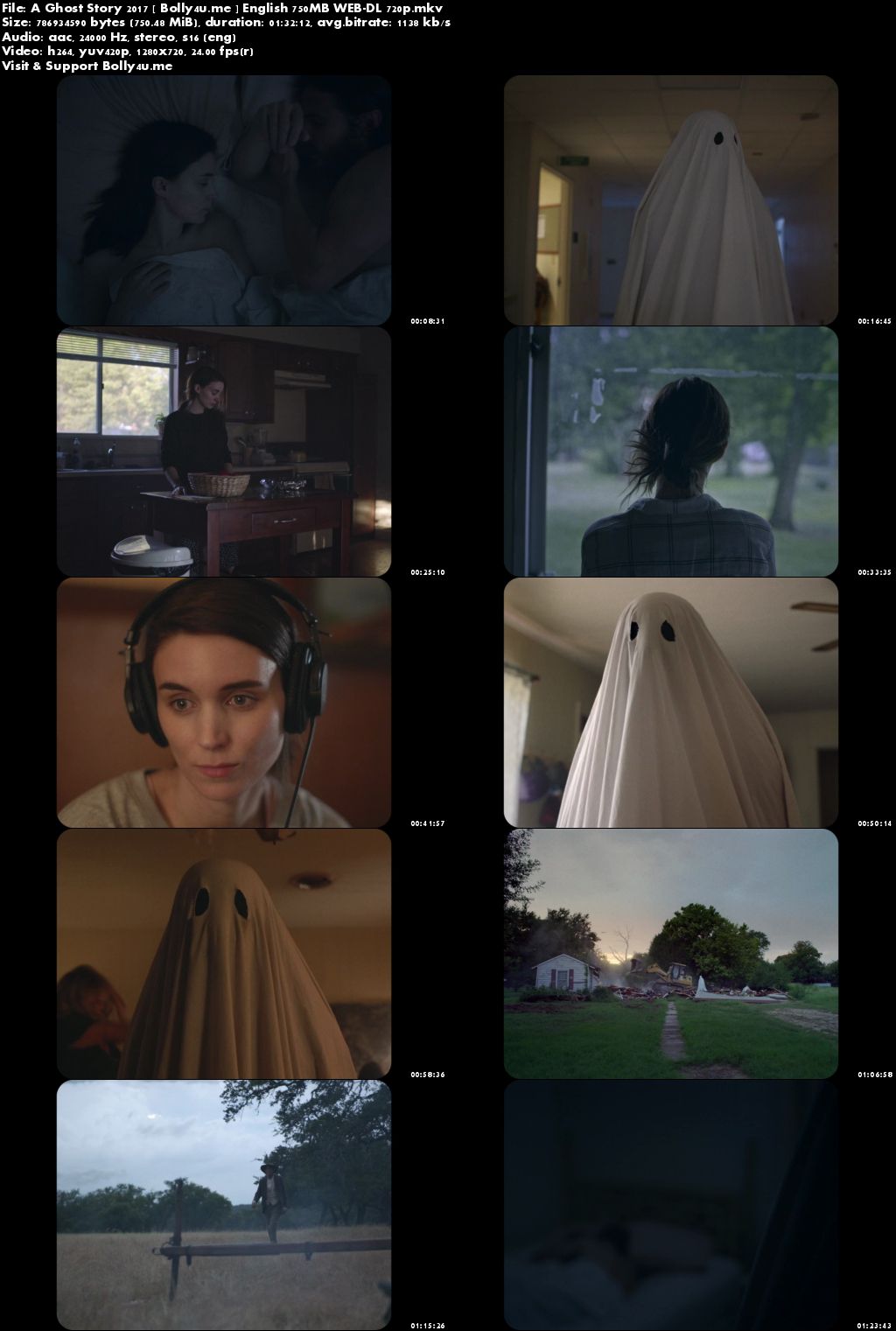 A Ghost Story 2017 WEB-DL 750BMb English Movie 720p Download A Ghost Story 2017 WEB-DL 750BMb English Movie 720p Download
