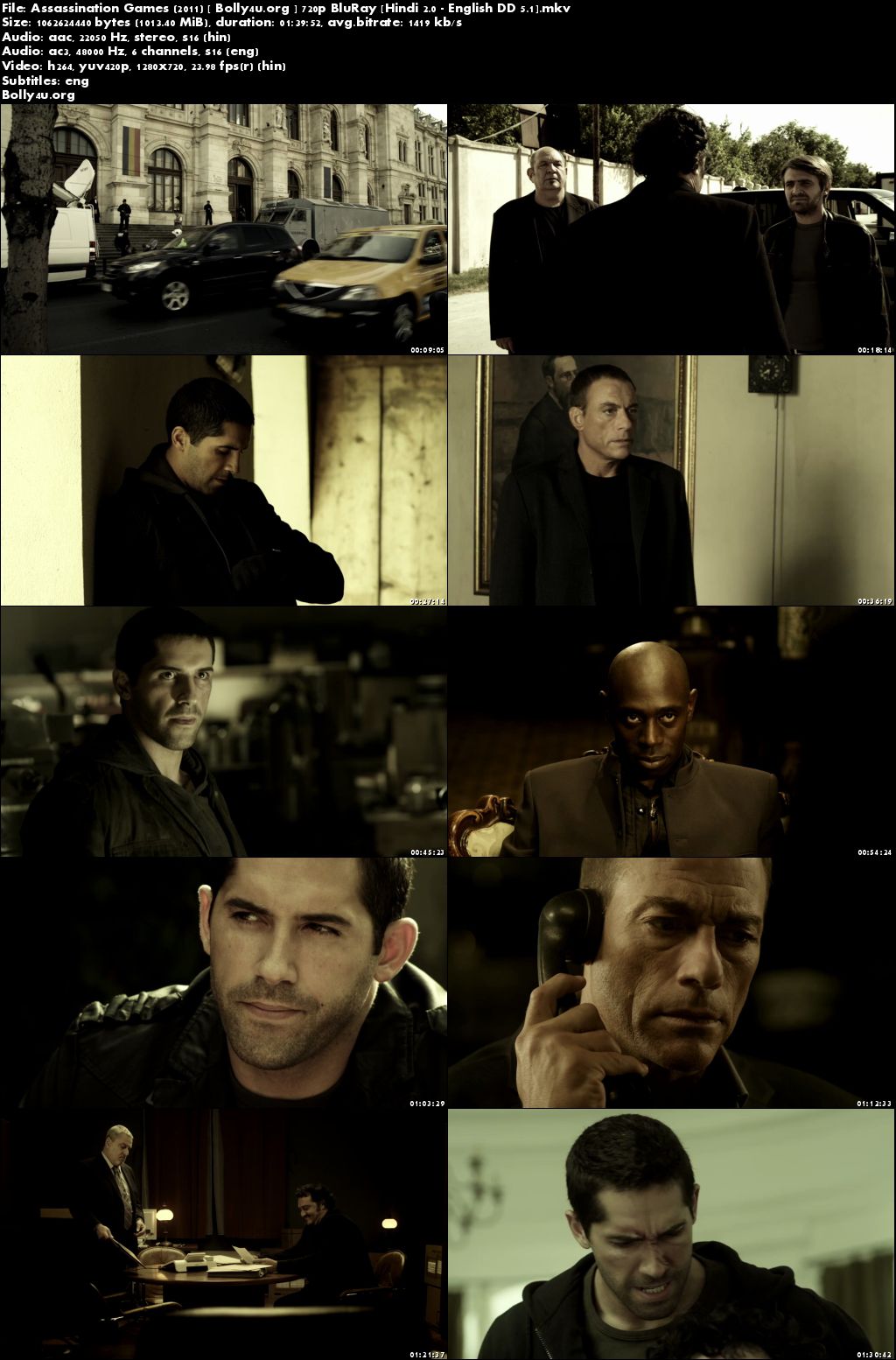 Assassination Games 2011 BRRip 1GB Hindi Dual Audio 720p Download Assassination Games 2011 BRRip 1GB Hindi Dual Audio 720p Download