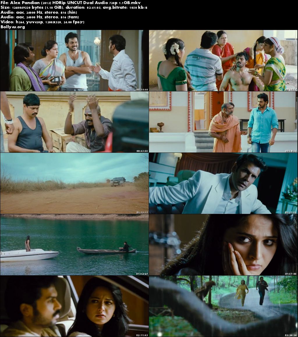 Alex Pandian 2013 HDRip 500MB UNCUT Hindi Dubbed Dual Audio 480p Download Alex Pandian 2013 HDRip 500MB UNCUT Hindi Dubbed Dual Audio 480p Download