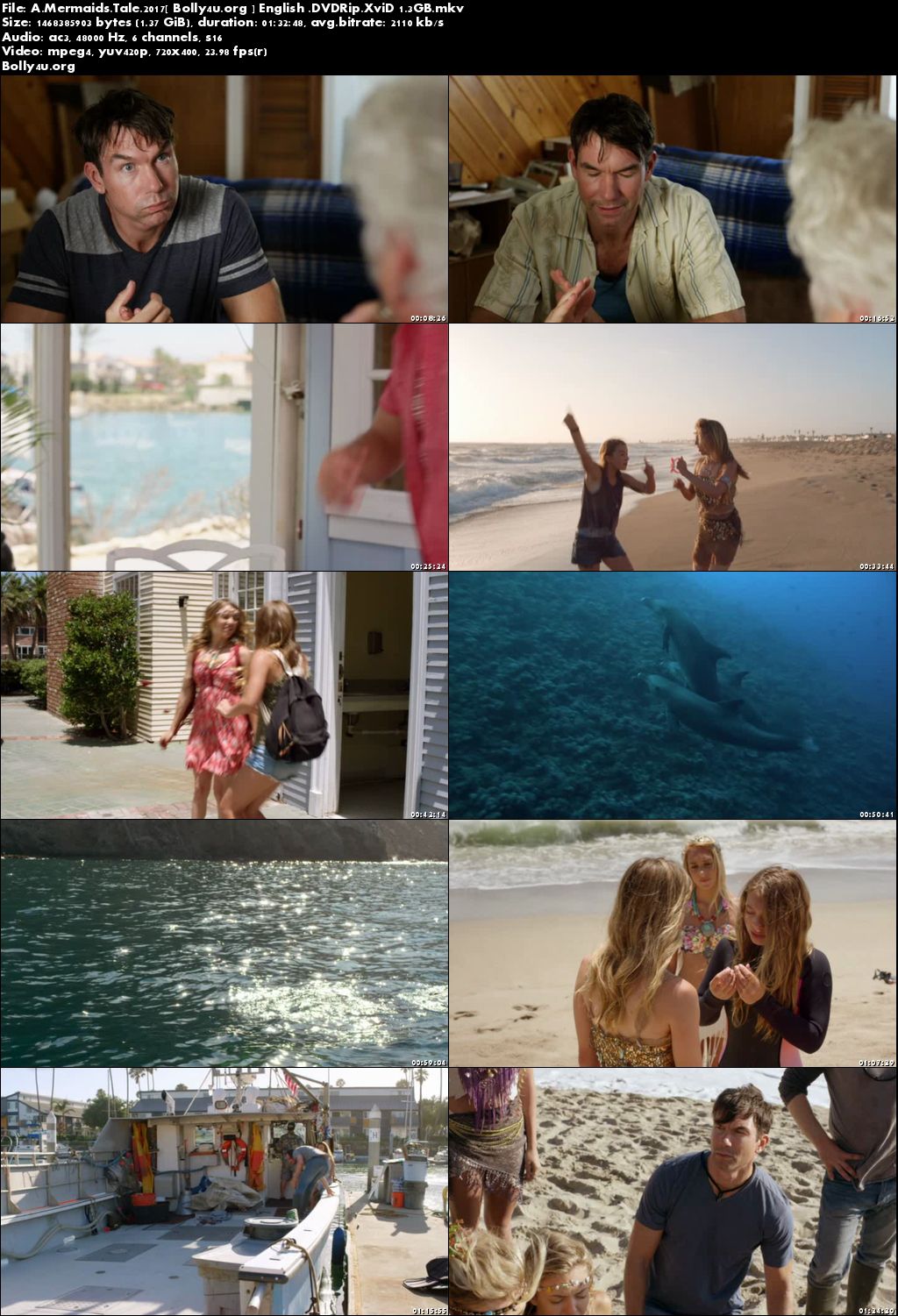 A Mermaids Tale 2017 DVDRip 720p English Movie Download