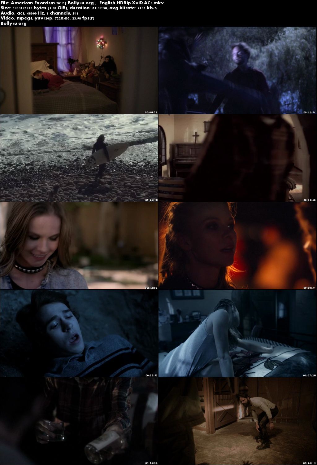 American Exorcism 2017 HDRip 480p English 280MB Download