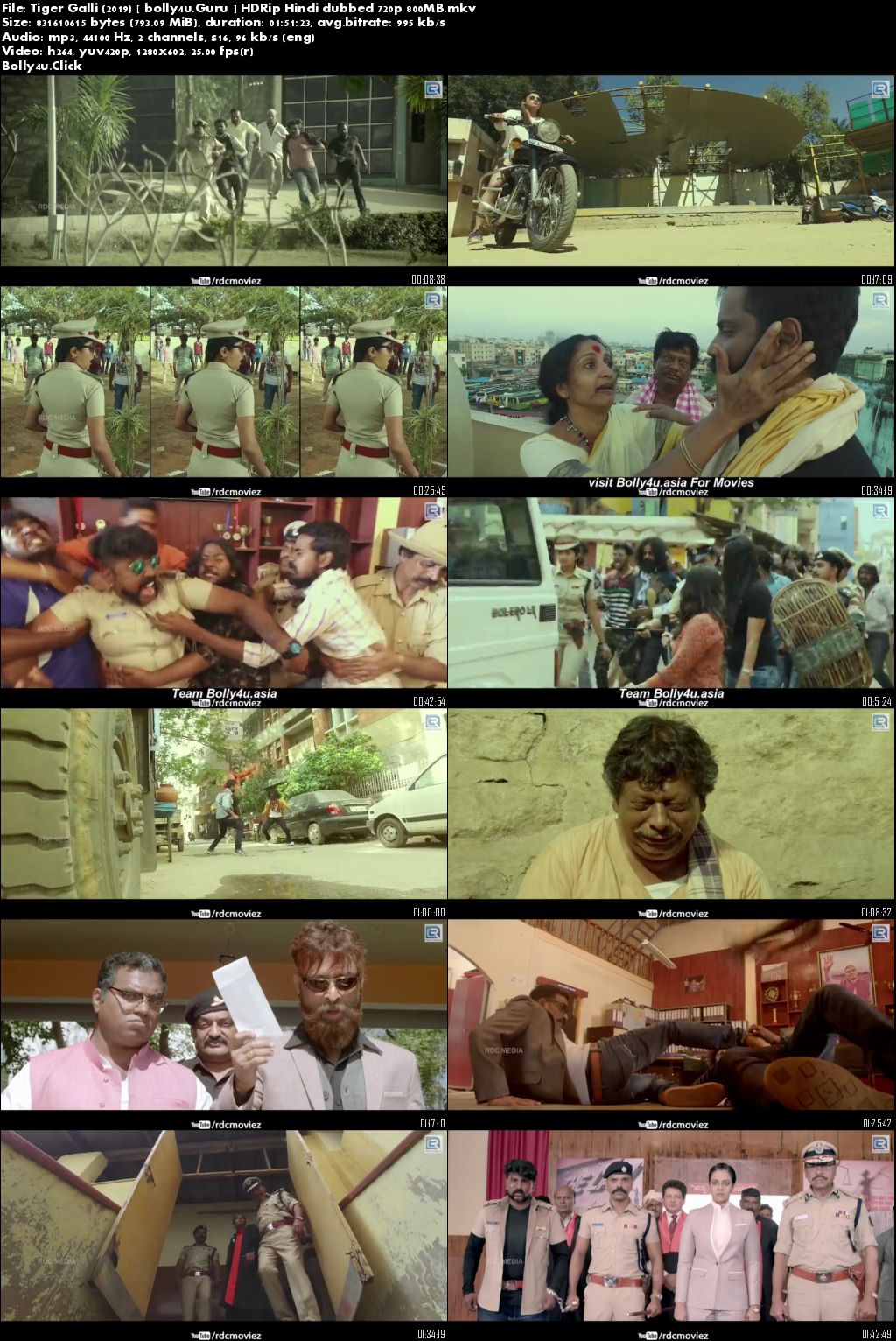 Tiger Galli 2019 HDRip 300Mb Hindi Dubbed 480p Download Tiger Galli 2019 HDRip 300Mb Hindi Dubbed 480p Download