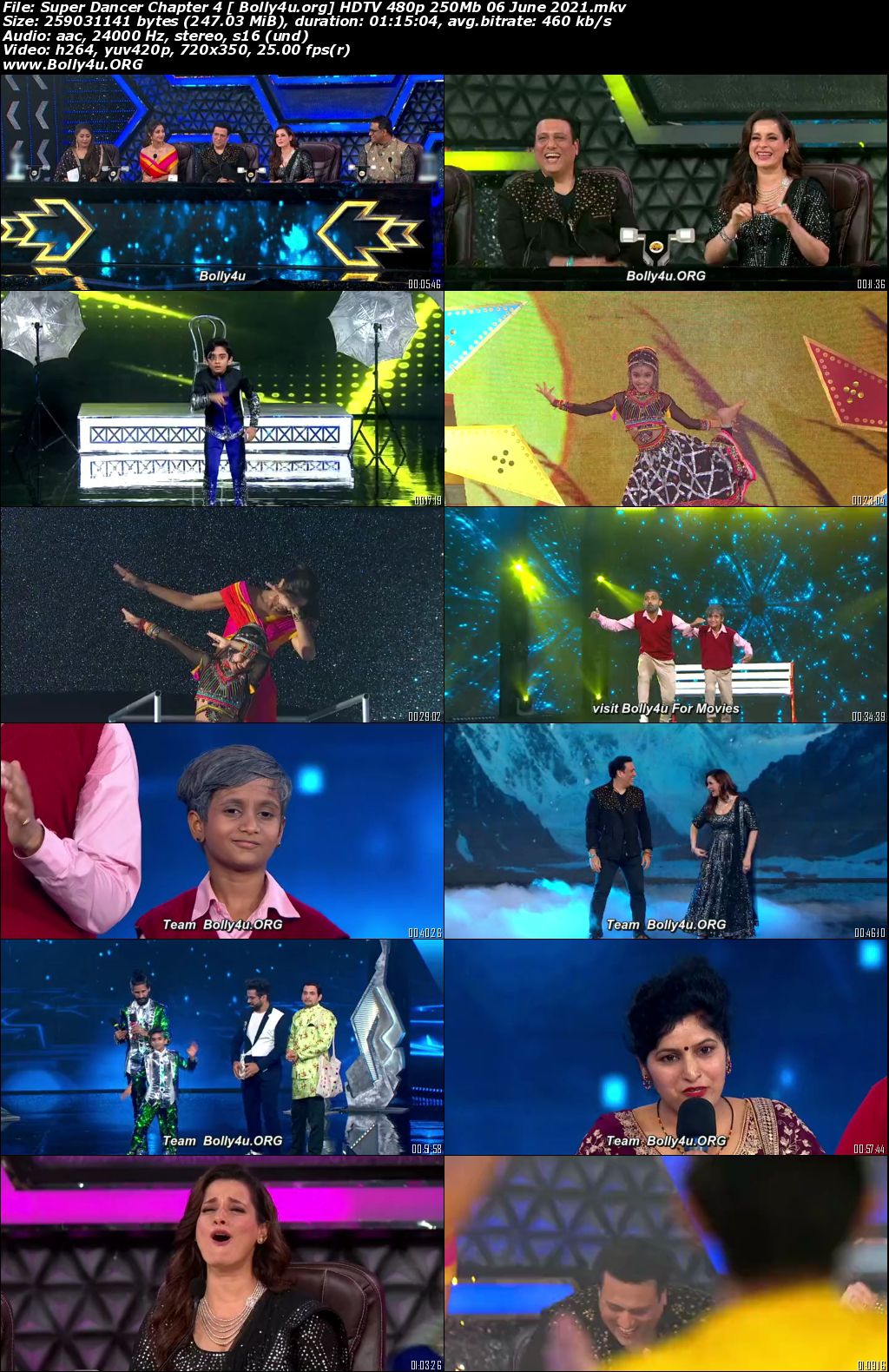 Super Dancer Chapter 4 HDTV 480p 250Mb 06 June 2021 Download Super Dancer Chapter 4 HDTV 480p 250Mb 06 June 2021 Download