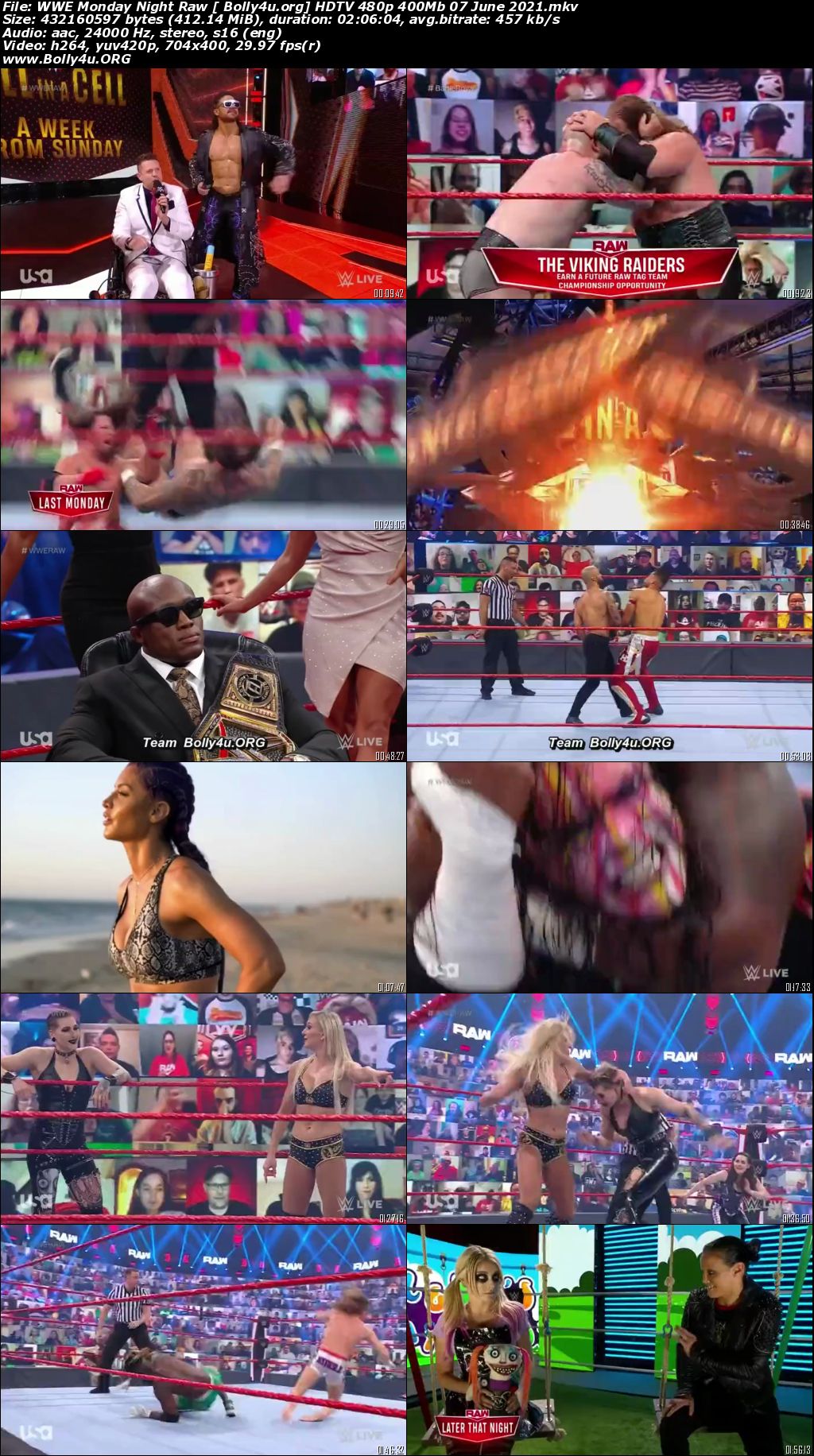 WWE Monday Night Raw HDTV 480p 400Mb 07 June 2021 Download WWE Monday Night Raw HDTV 480p 400Mb 07 June 2021 Download