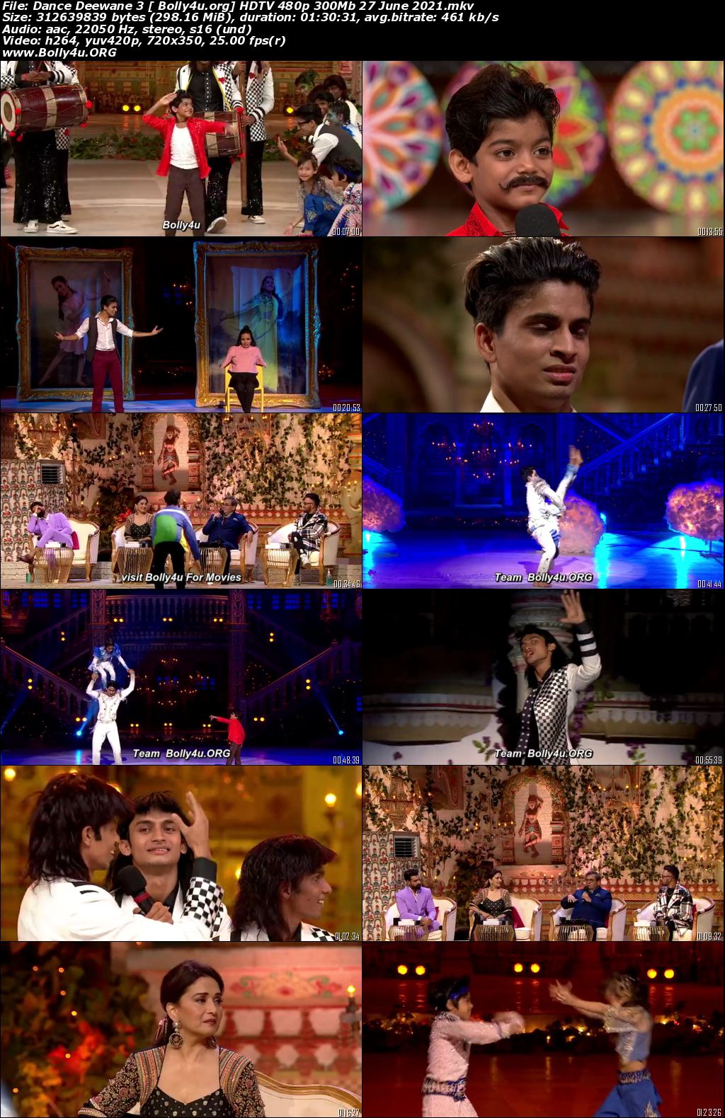 Dance Deewane 3 HDTV 480p 300Mb 27 June 2021 Download