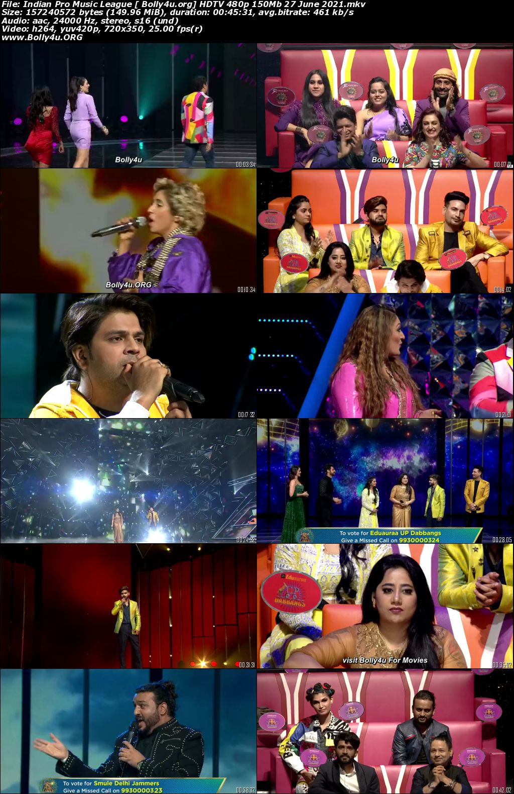 Indian Pro Music League HDTV 480p 150Mb 27 June 2021 Download Indian Pro Music League HDTV 480p 150Mb 27 June 2021 Download