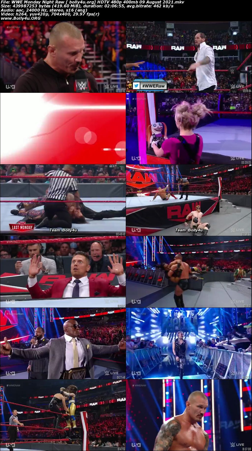 WWE Monday Night Raw HDTV 480p 400mb 09 August 2021 Download WWE Monday Night Raw HDTV 480p 400mb 09 August 2021 Download
