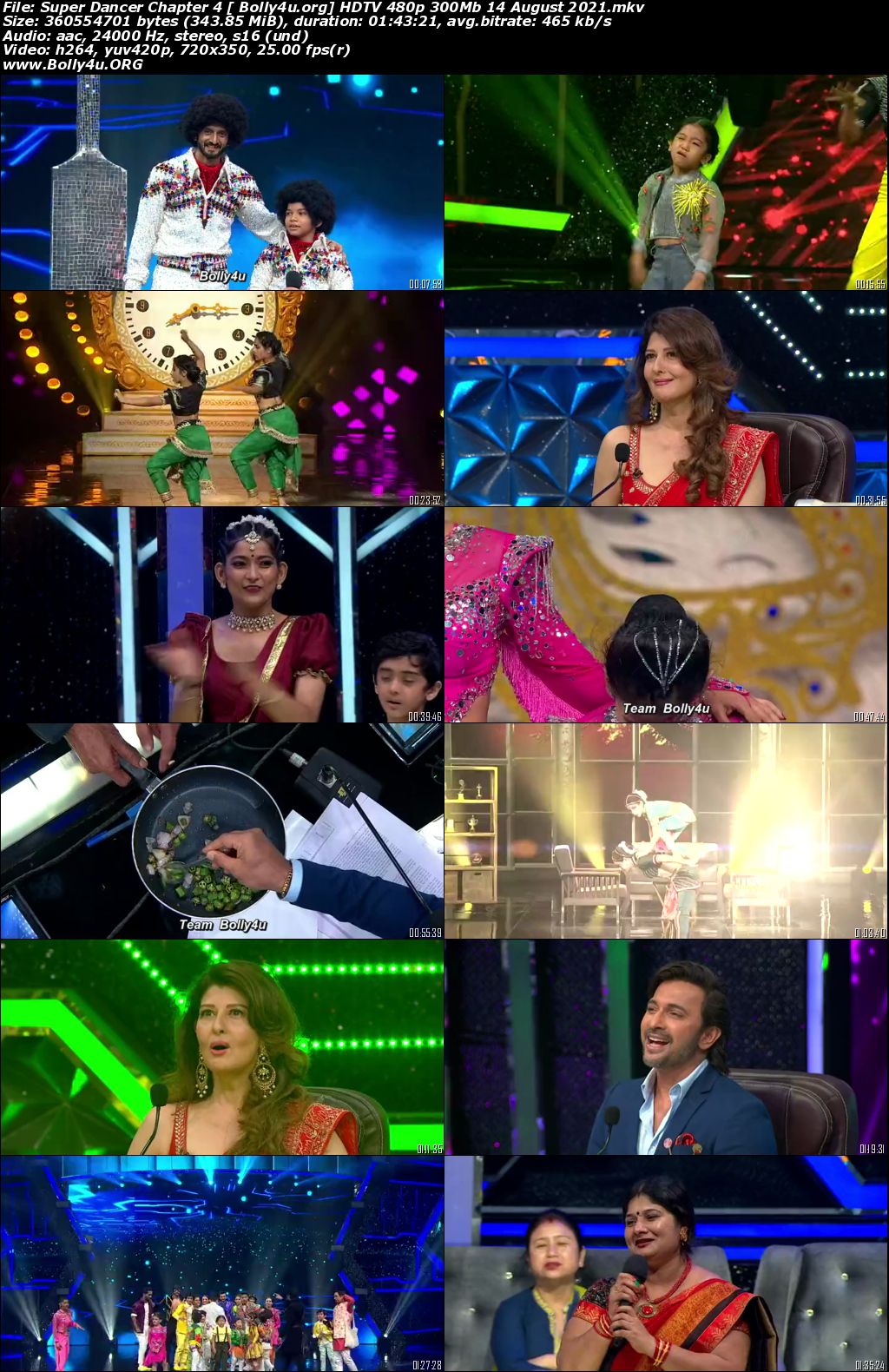 Super Dancer Chapter 4 HDTV 480p 300Mb 14 August 2021 Download Super Dancer Chapter 4 HDTV 480p 300Mb 14 August 2021 Download