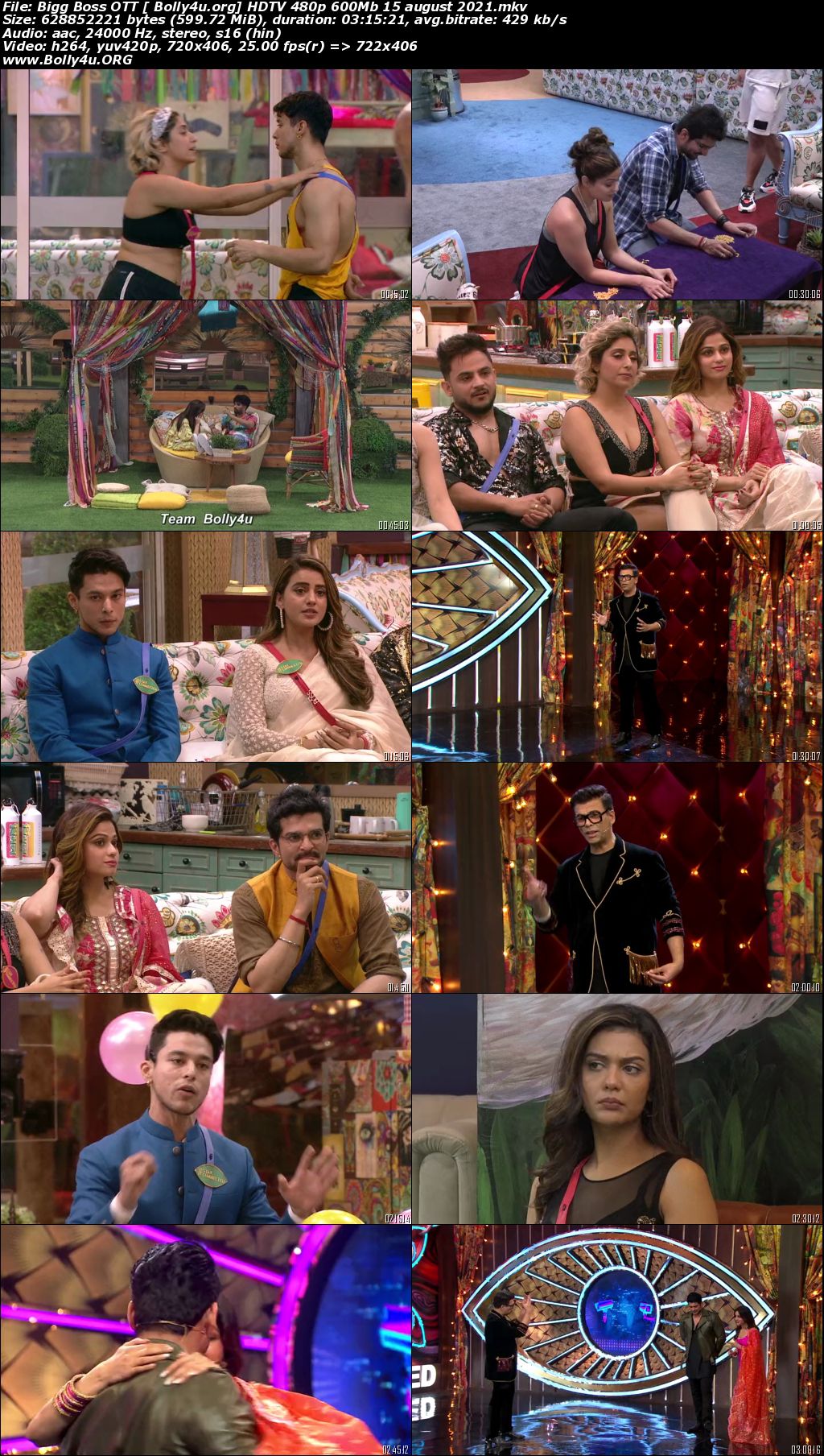 Bigg Boss OTT HDTV 480p 600Mb 15 August 2021 Download Bigg Boss OTT HDTV 480p 600Mb 15 August 2021 Download