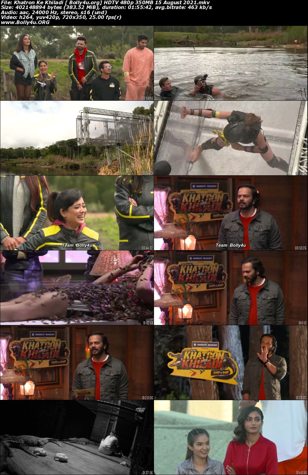 Khatron Ke Khiladi HDTV 480p 350MB 15 August 2021 Download Khatron Ke Khiladi HDTV 480p 350MB 15 August 2021 Download