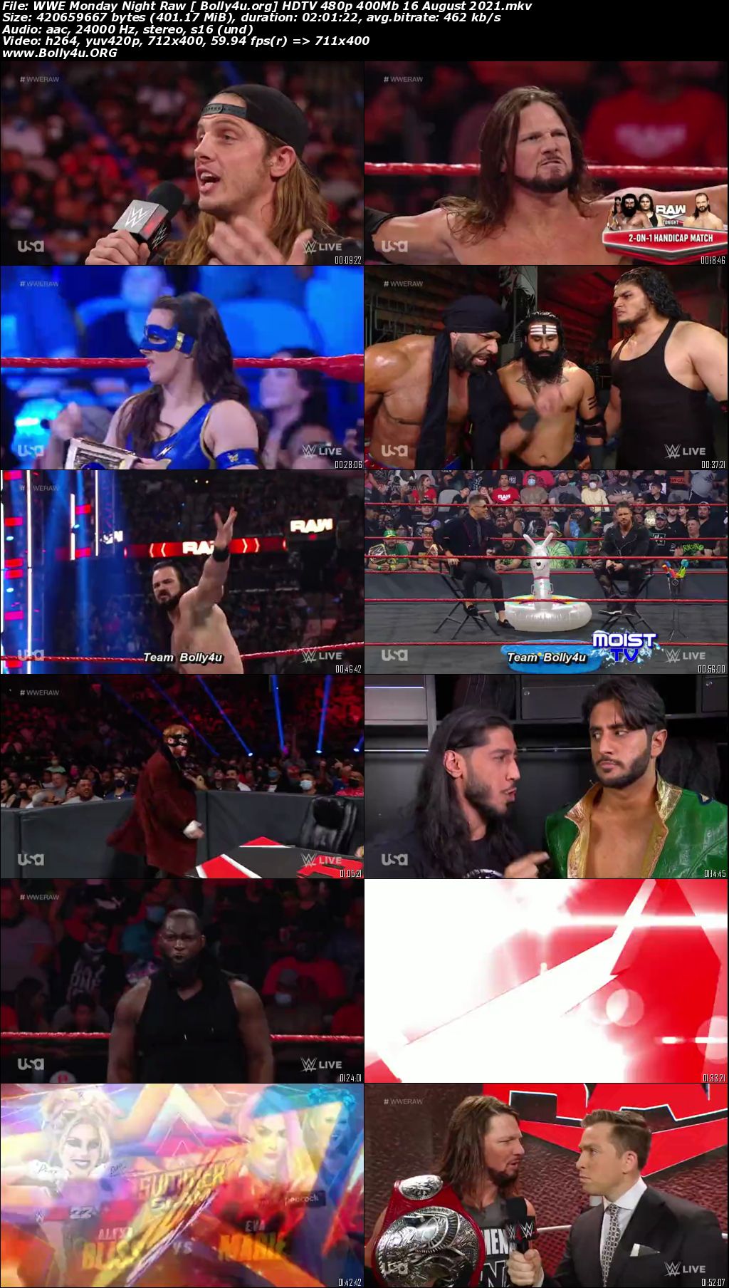 WWE Monday Night Raw HDTV 480p 400Mb 16 August 2021 Download WWE Monday Night Raw HDTV 480p 400Mb 16 August 2021 Download