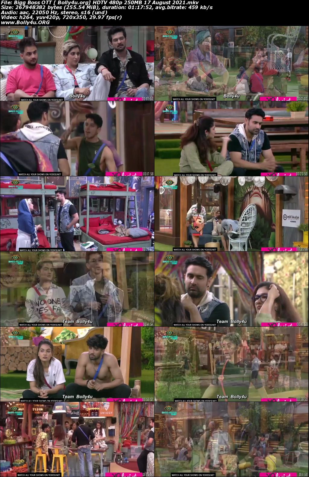 Bigg Boss OTT HDTV 480p 250MB 17 August 2021 Download Bigg Boss OTT HDTV 480p 250MB 17 August 2021 Download