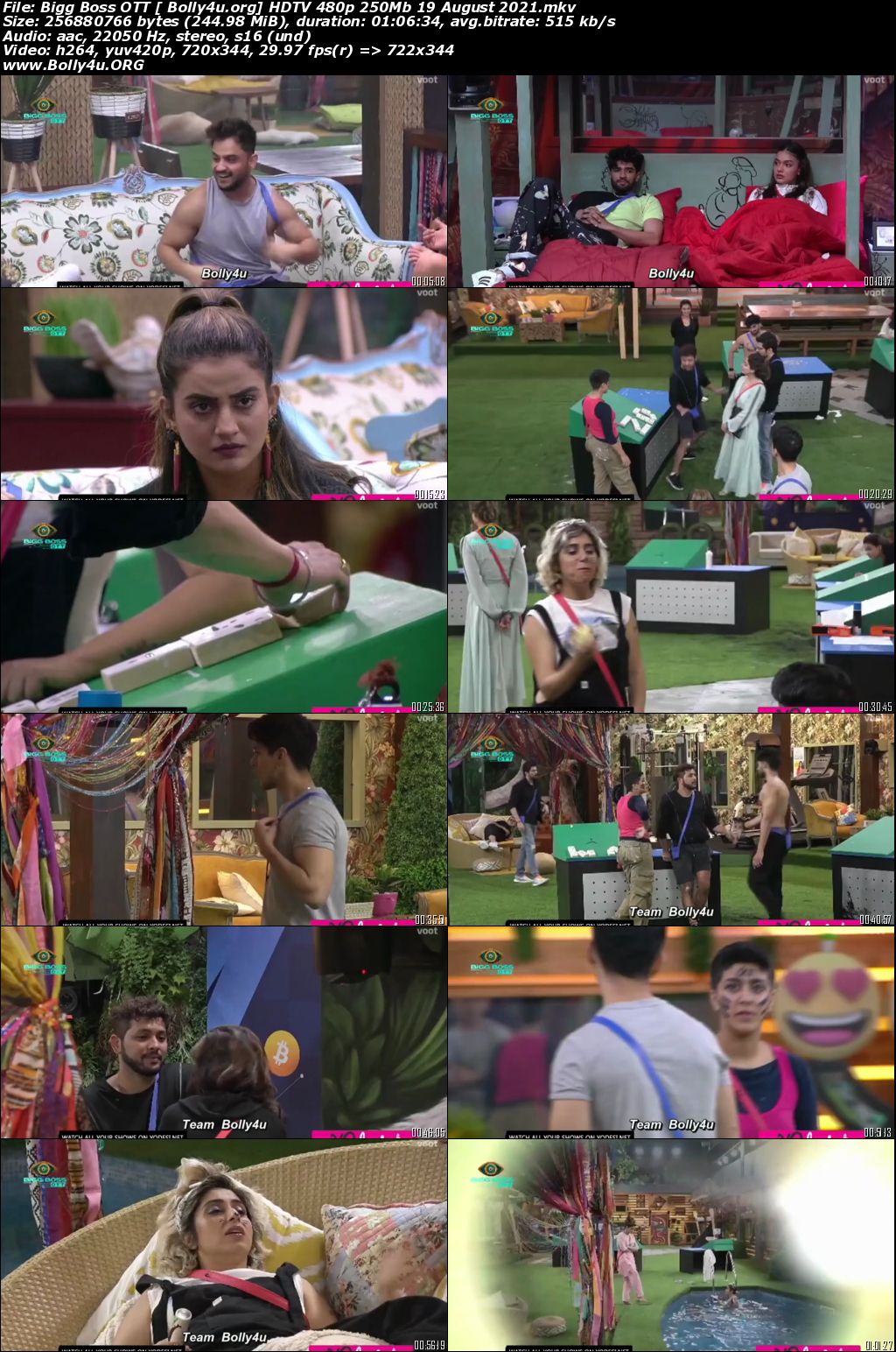 Bigg Boss OTT HDTV 480p 250Mb 19 August 2021 Download Bigg Boss OTT HDTV 480p 250Mb 19 August 2021 Download
