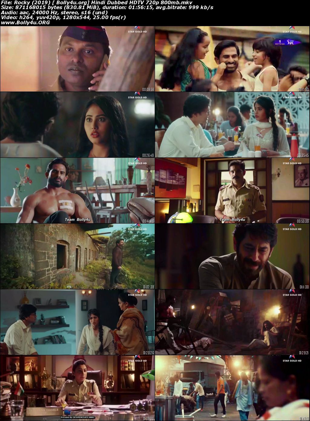 Rocky 2019 HDTV 800Mb Hindi Dubbed 720p Download