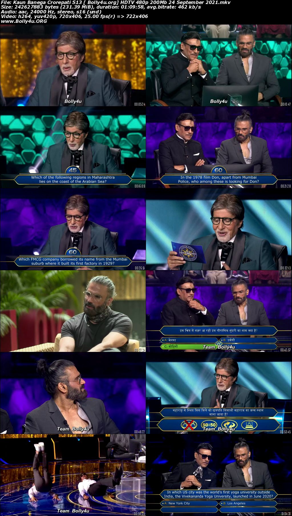 Kaun Banega Crorepati S13 HDTV 480p 200Mb 24 September 2021 Download Kaun Banega Crorepati S13 HDTV 480p 200Mb 24 September 2021 Download