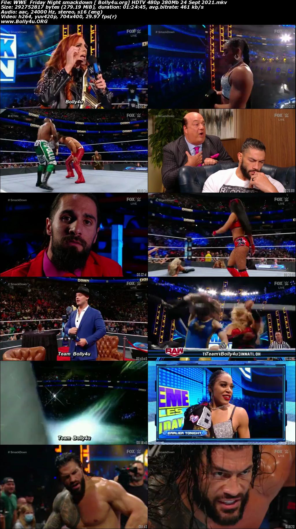WWE Friday Night Smackdown HDTV 480p 280Mb 24 Sept 2021 Download WWE Friday Night Smackdown HDTV 480p 280Mb 24 Sept 2021 Download
