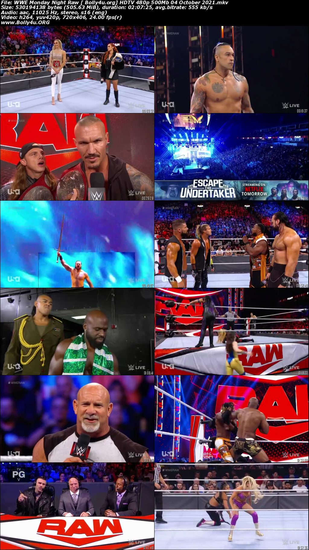 WWE Monday Night Raw HDTV 480p 500Mb 04 October 2021 Download WWE Monday Night Raw HDTV 480p 500Mb 04 October 2021 Download
