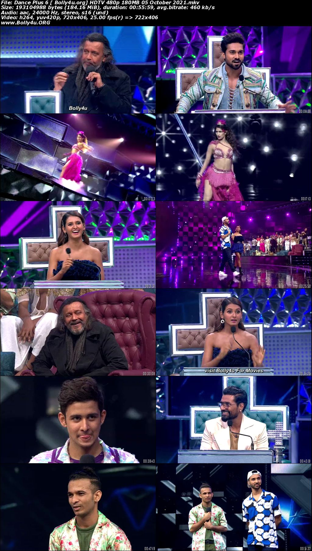 Dance Plus 6 HDTV 480p 180MB 05 October 2021 Download Dance Plus 6 HDTV 480p 180MB 05 October 2021 Download