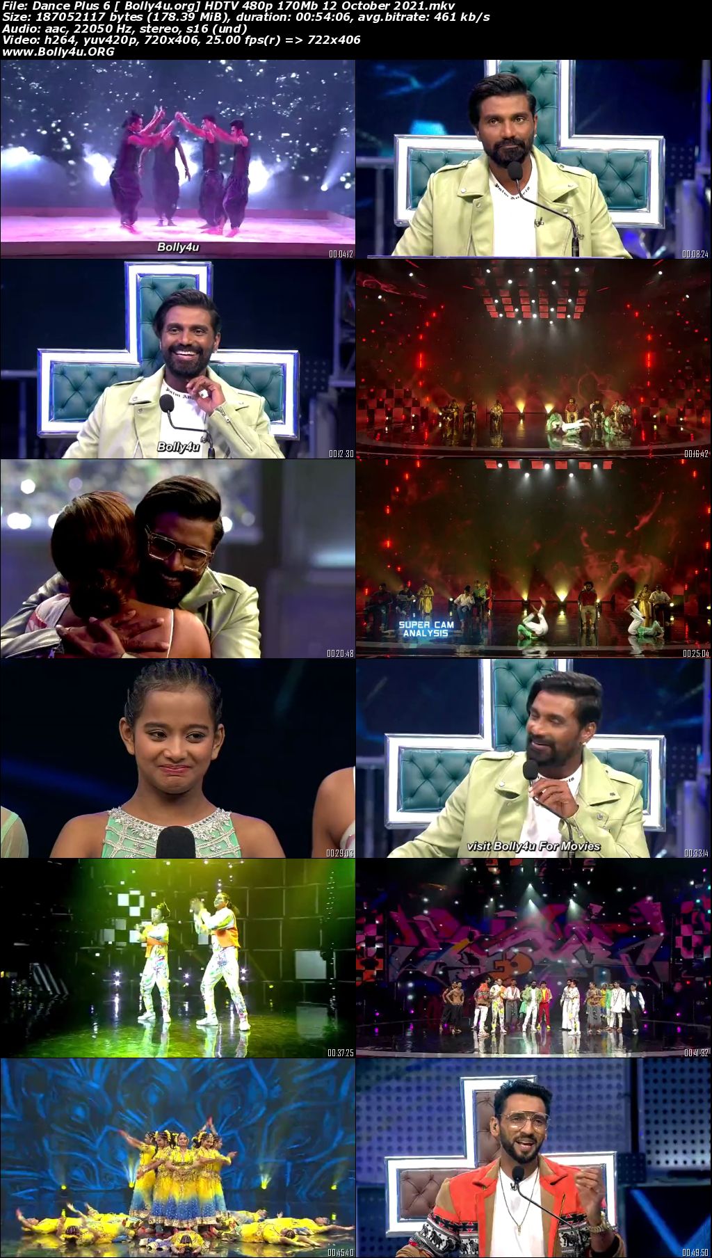 Dance Plus 6 HDTV 480p 170Mb 12 October 2021 Download