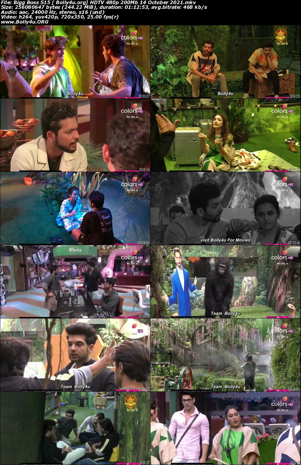 Bigg Boss S15 HDTV 480p 200Mb 14 October 2021 Download Bigg Boss S15 HDTV 480p 200Mb 14 October 2021 Download