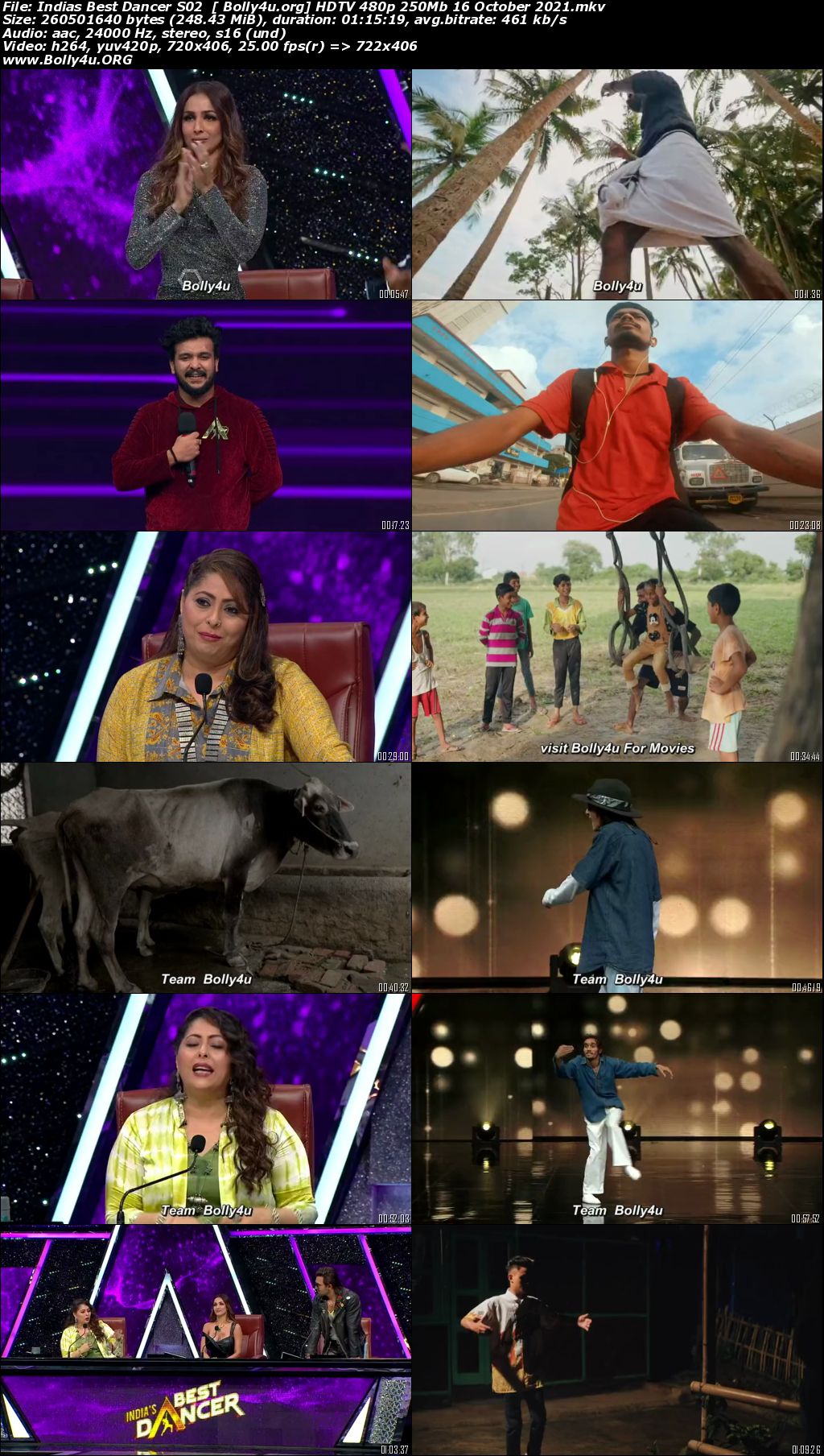 Indias Best Dancer S02 HDTV 480p 250Mb 16 October 2021 Download Indias Best Dancer S02 HDTV 480p 250Mb 16 October 2021 Download