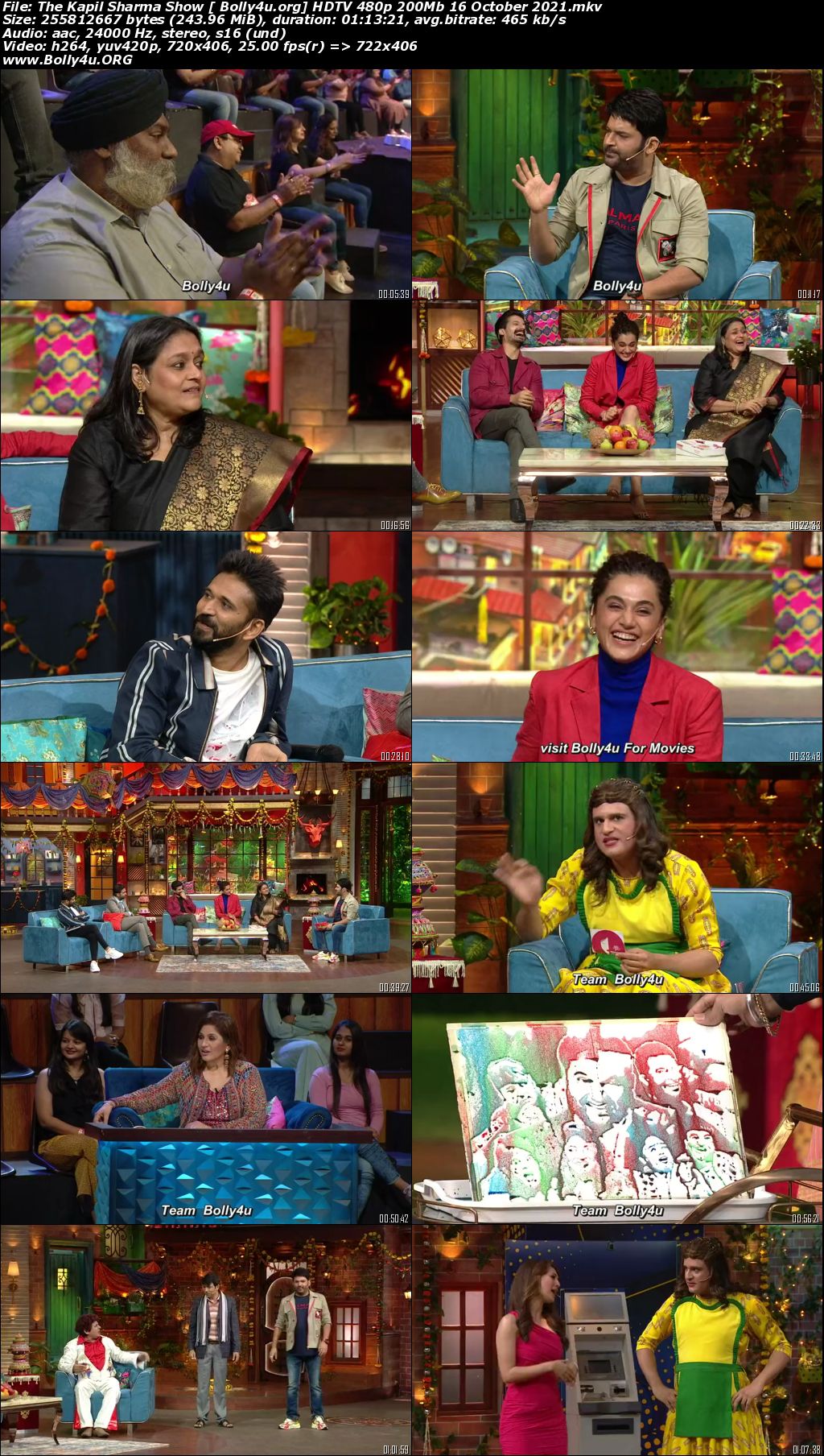 The Kapil Sharma Show HDTV 480p 200Mb 16 October 2021 Download The Kapil Sharma Show HDTV 480p 200Mb 16 October 2021 Download