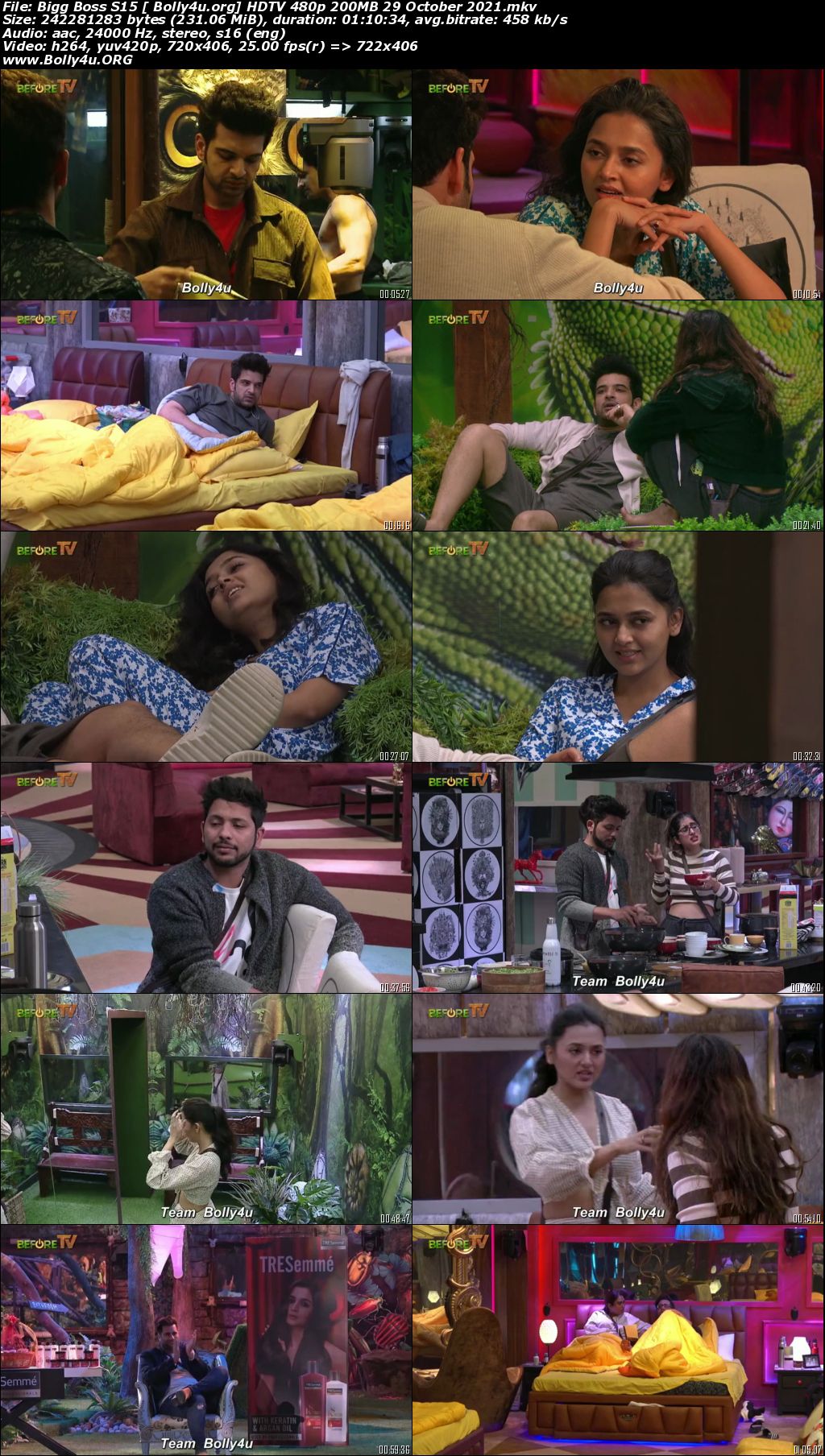 Bigg Boss S15 HDTV 480p 200MB 29 October 2021 Download Bigg Boss S15 HDTV 480p 200MB 29 October 2021 Download