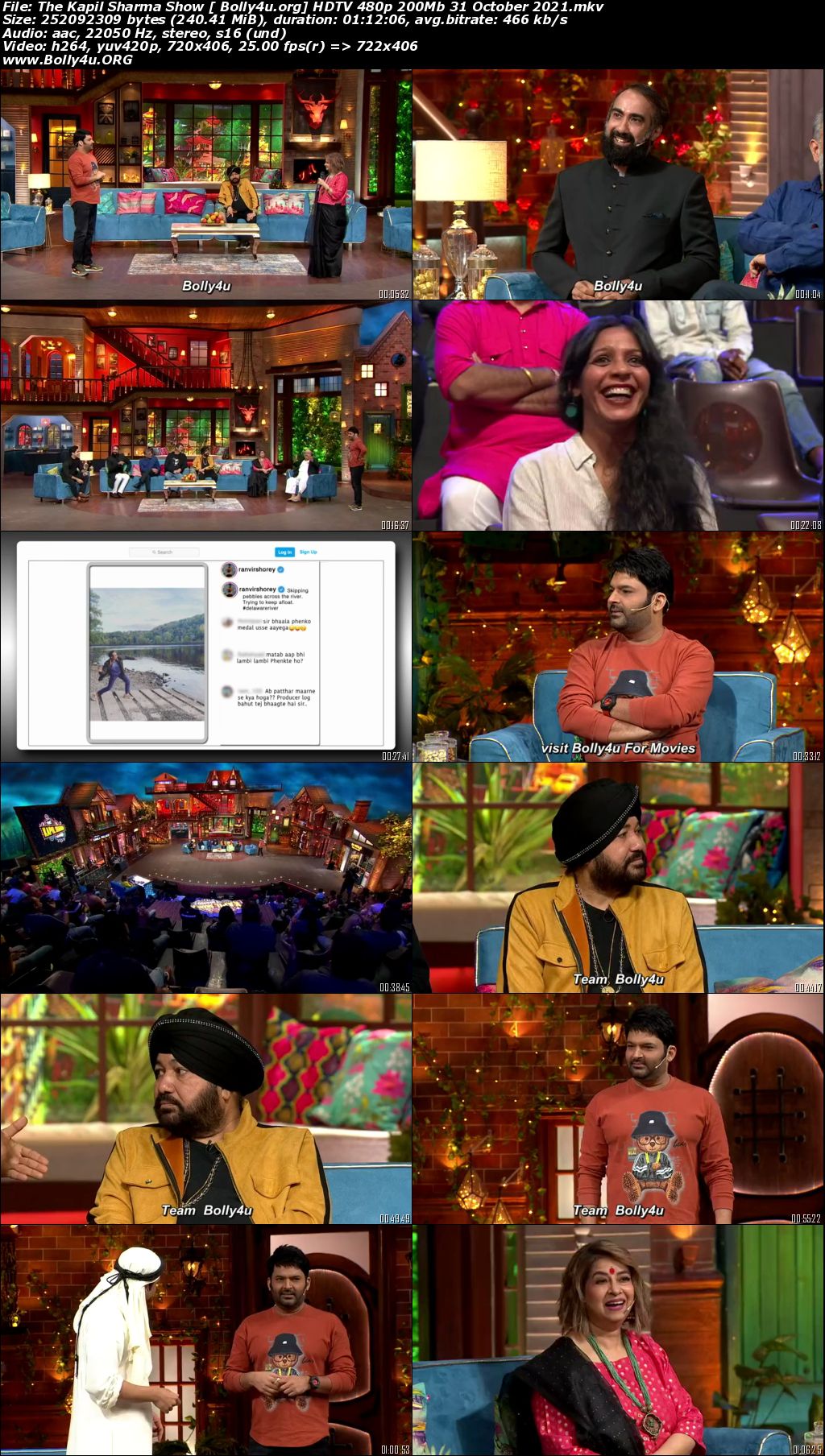 The Kapil Sharma Show HDTV 480p 200Mb 31 October 2021 Download The Kapil Sharma Show HDTV 480p 200Mb 31 October 2021 Download