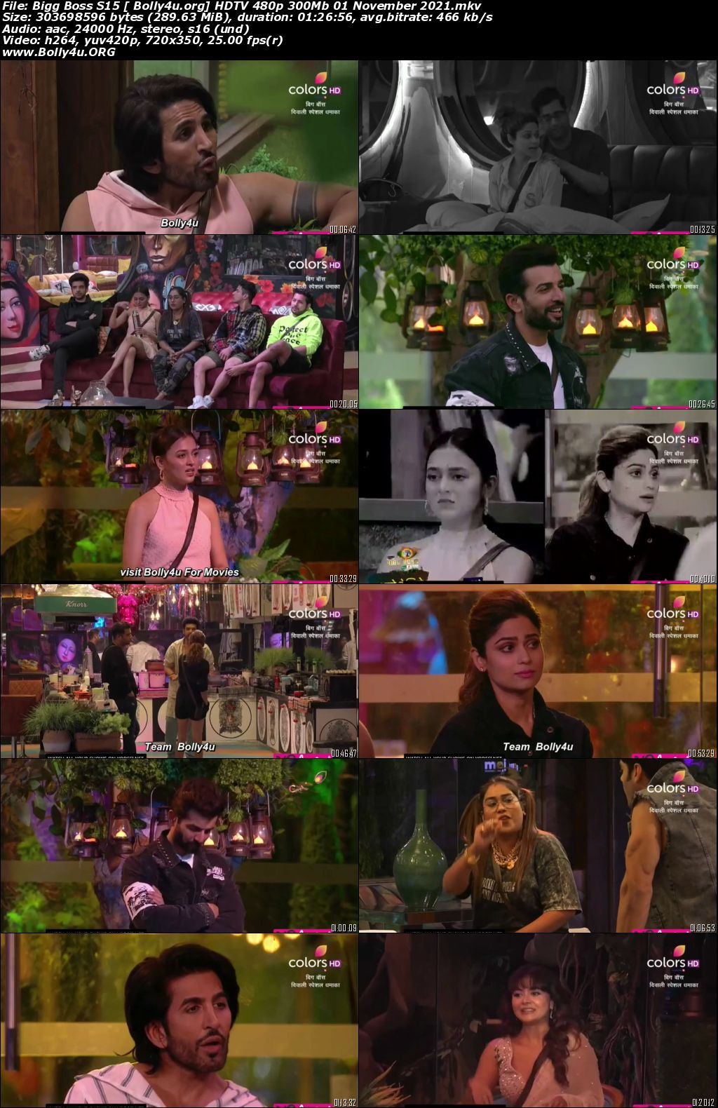 Bigg Boss S15 HDTV 480p 300Mb 01 November 2021 Download Bigg Boss S15 HDTV 480p 300Mb 01 November 2021 Download