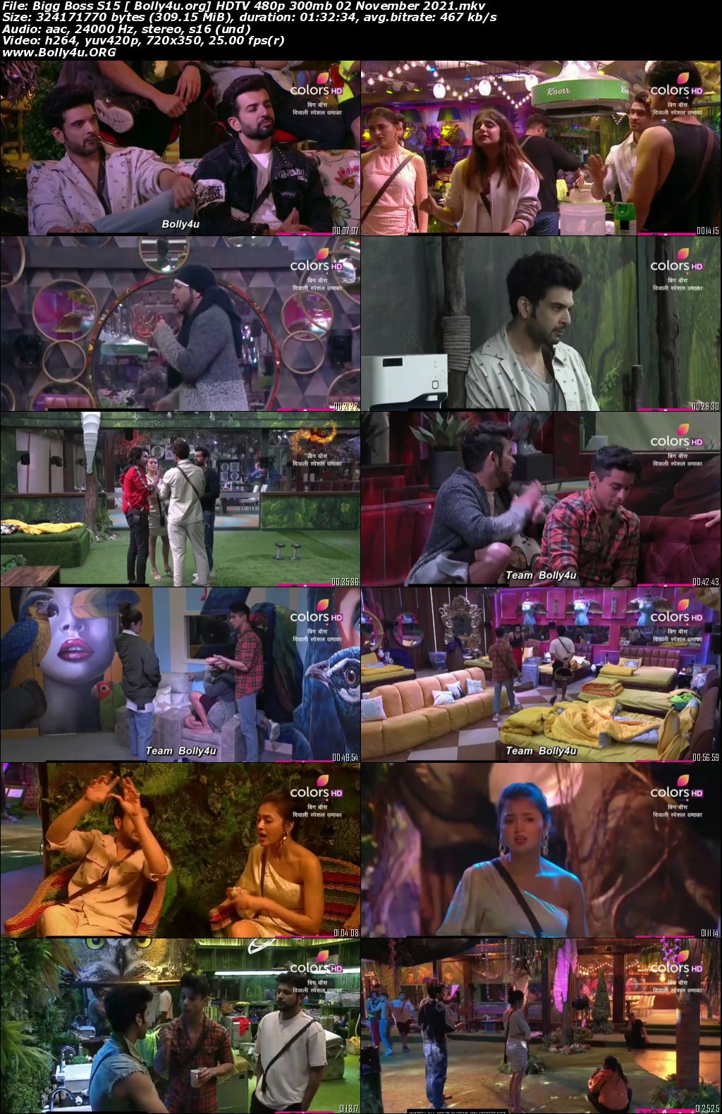 Bigg Boss S15 HDTV 480p 300mb 02 November 2021 Download Bigg Boss S15 HDTV 480p 300mb 02 November 2021 Download