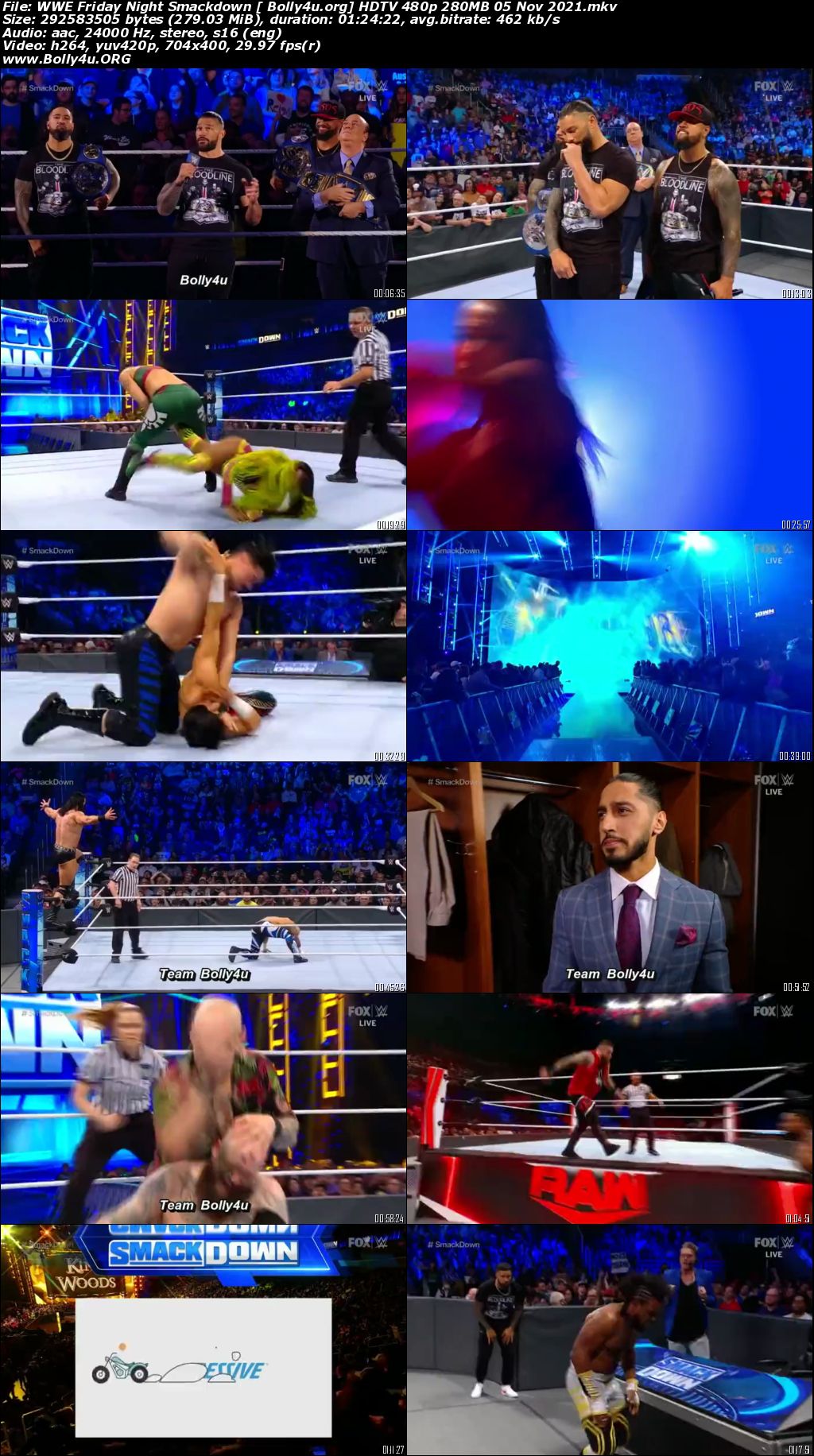 WWE Friday Night Smackdown HDTV 480p 280MB 05 Nov 2021 Download WWE Friday Night Smackdown HDTV 480p 280MB 05 Nov 2021 Download