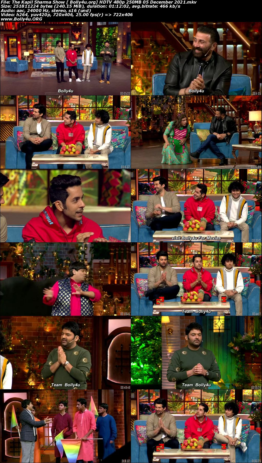 The Kapil Sharma Show HDTV 480p 250MB 05 December 2021 Download The Kapil Sharma Show HDTV 480p 250MB 05 December 2021 Download