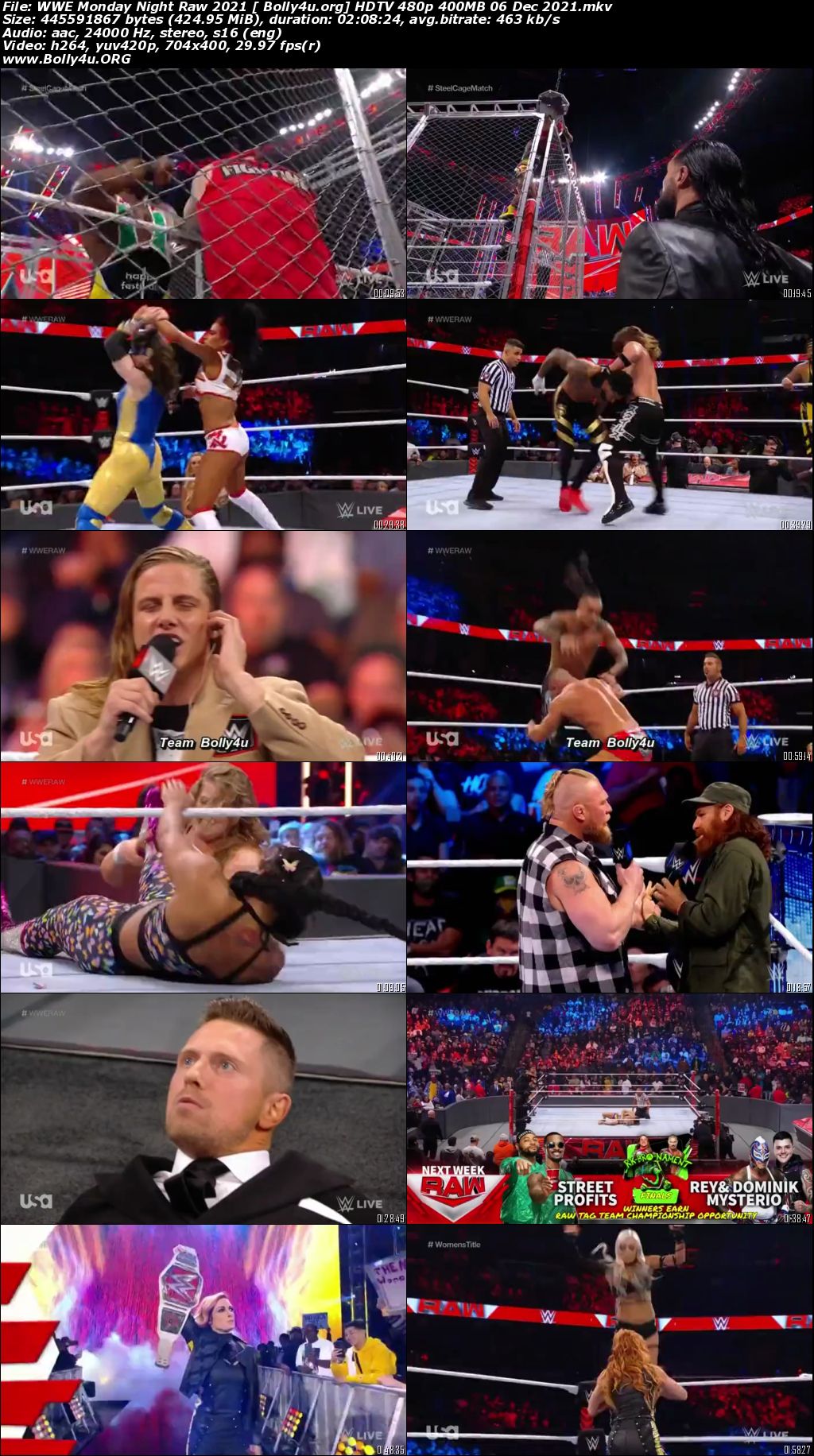 WWE Monday Night Raw 2021 HDTV 480p 400MB 06 Dec 2021 Download WWE Monday Night Raw 2021 HDTV 480p 400MB 06 Dec 2021 Download