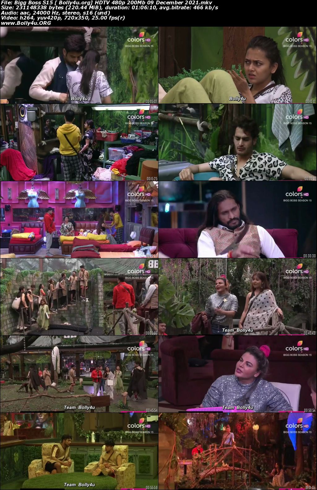 Bigg Boss S15 HDTV 480p 200Mb 09 December 2021 Download Bigg Boss S15 HDTV 480p 200Mb 09 December 2021 Download