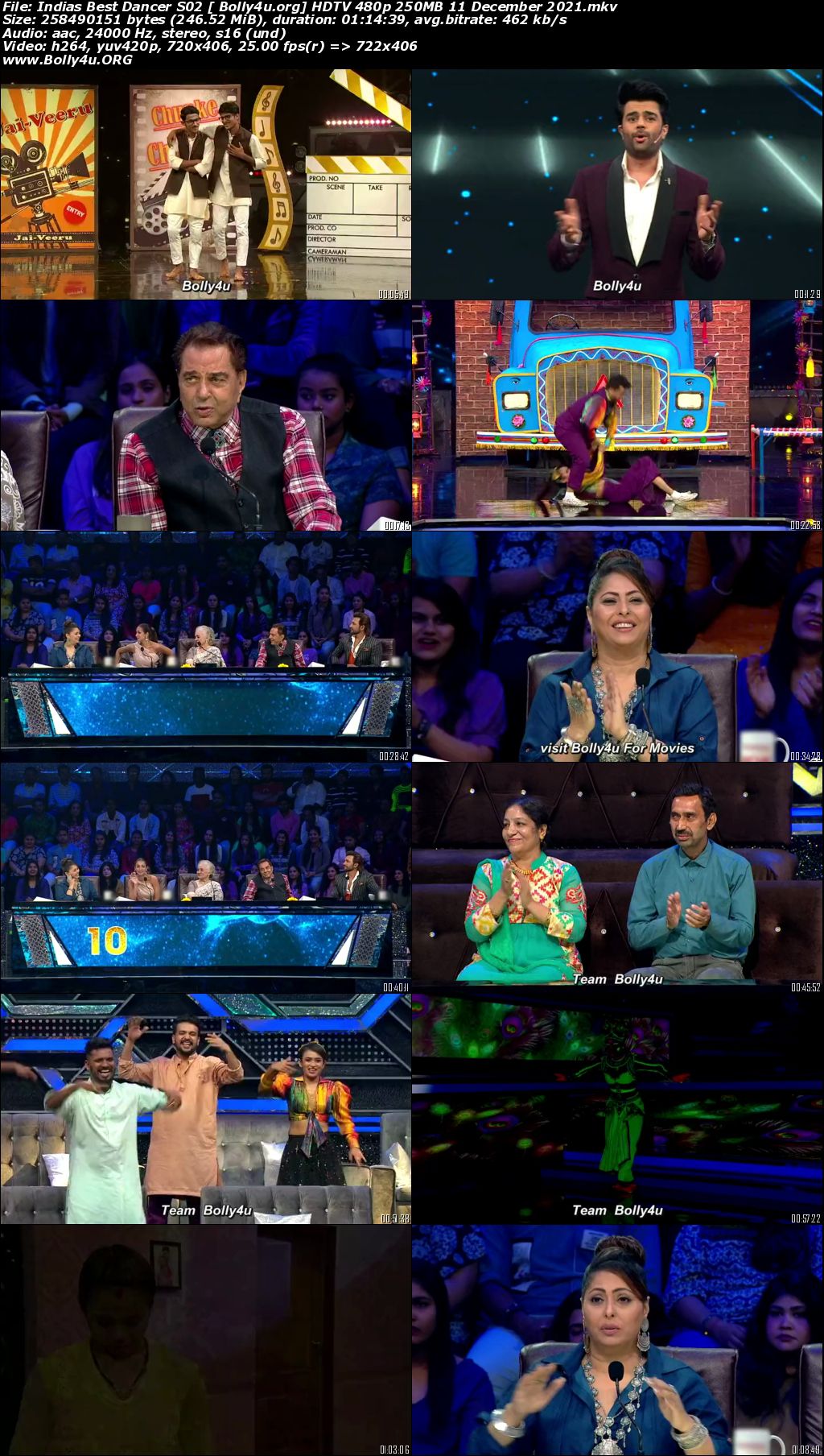 Indias Best Dancer S02 HDTV 480p 250MB 11 December 2021 Download Indias Best Dancer S02 HDTV 480p 250MB 11 December 2021 Download