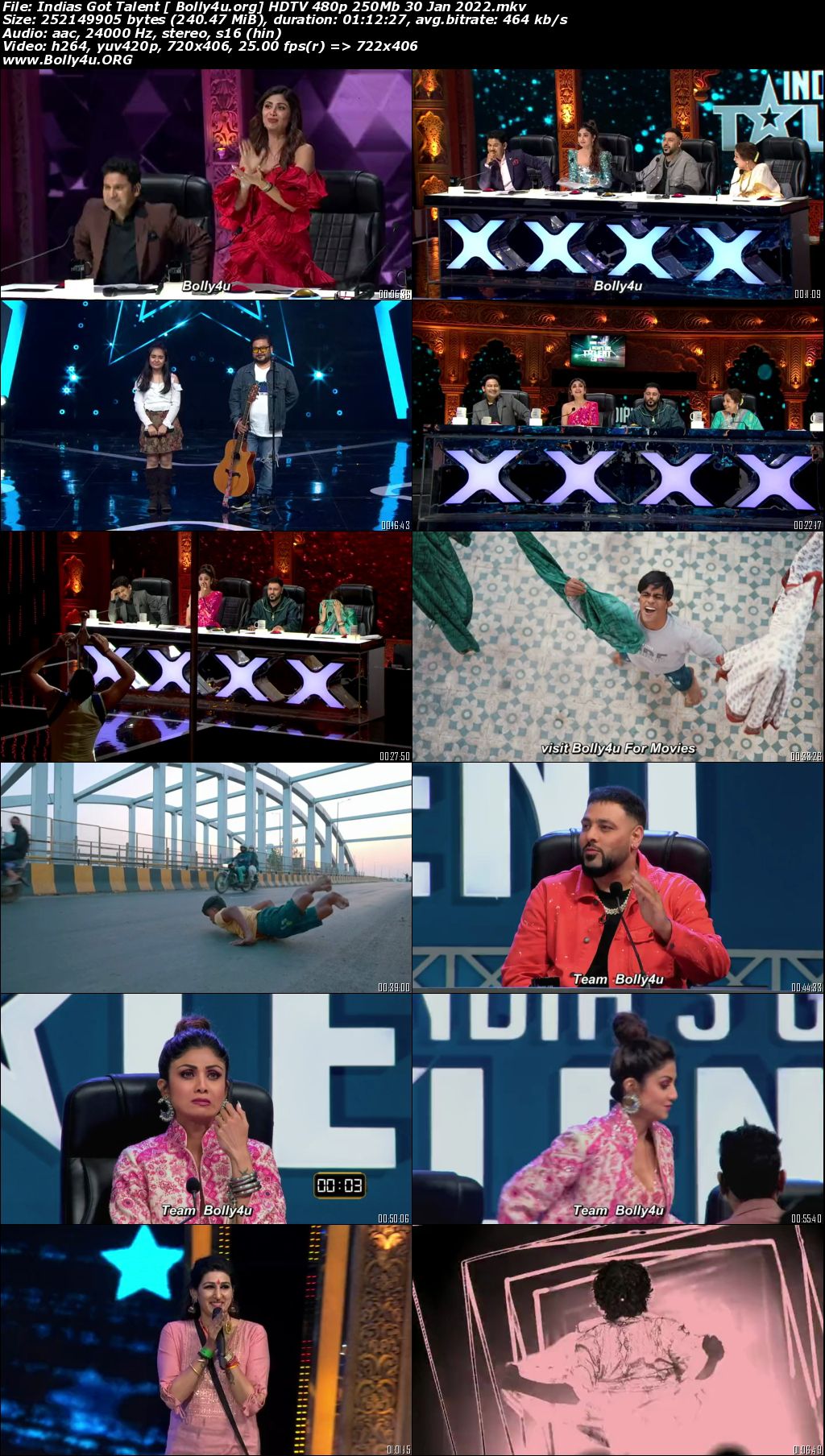 Indias Got Talent 9 HDTV 480p 250Mb 30 Jan 2022 Download Indias Got Talent 9 HDTV 480p 250Mb 30 Jan 2022 Download