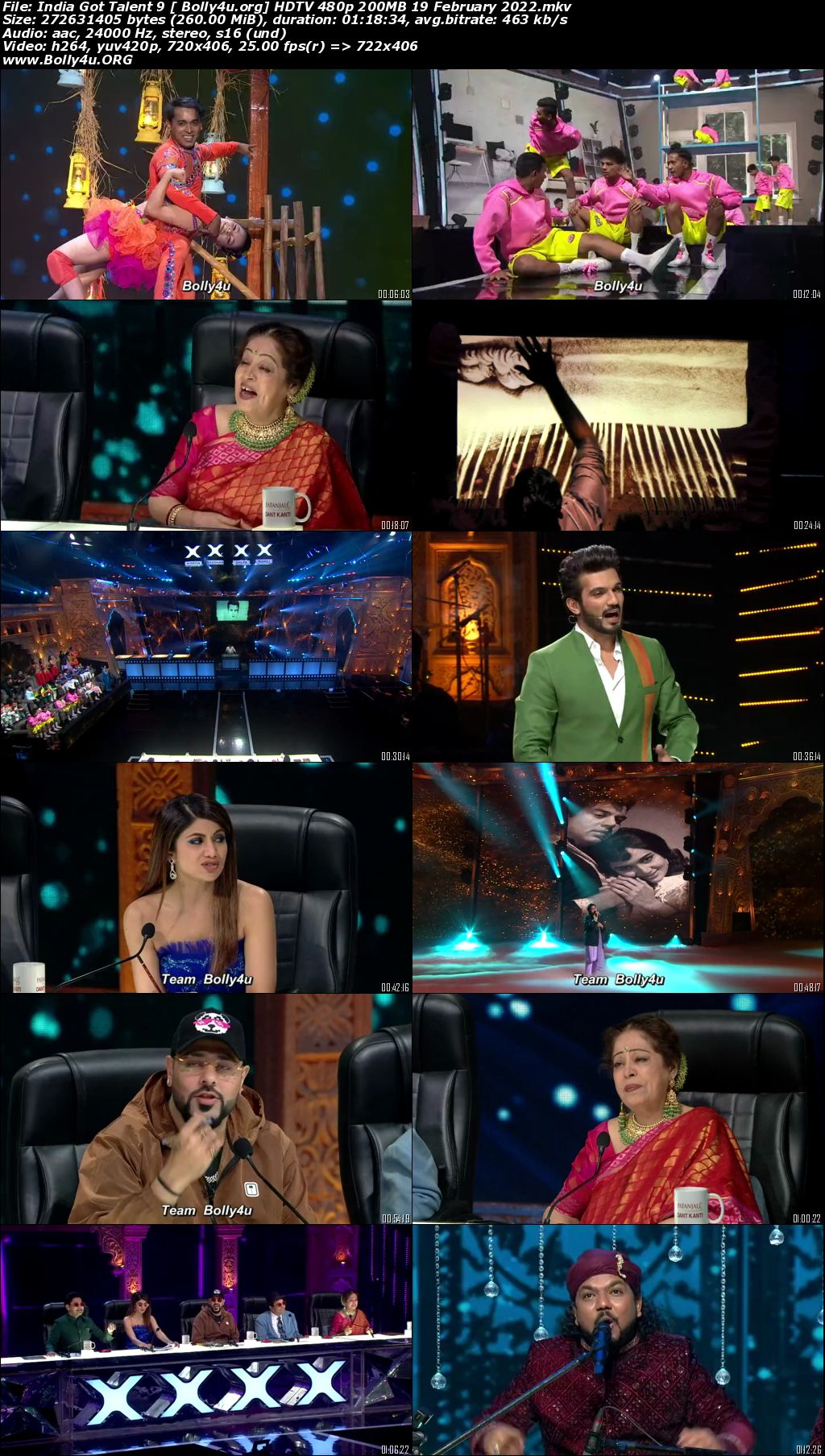 India Got Talent 9 HDTV 480p 200MB 19 February 2022 Download India Got Talent 9 HDTV 480p 200MB 19 February 2022 Download