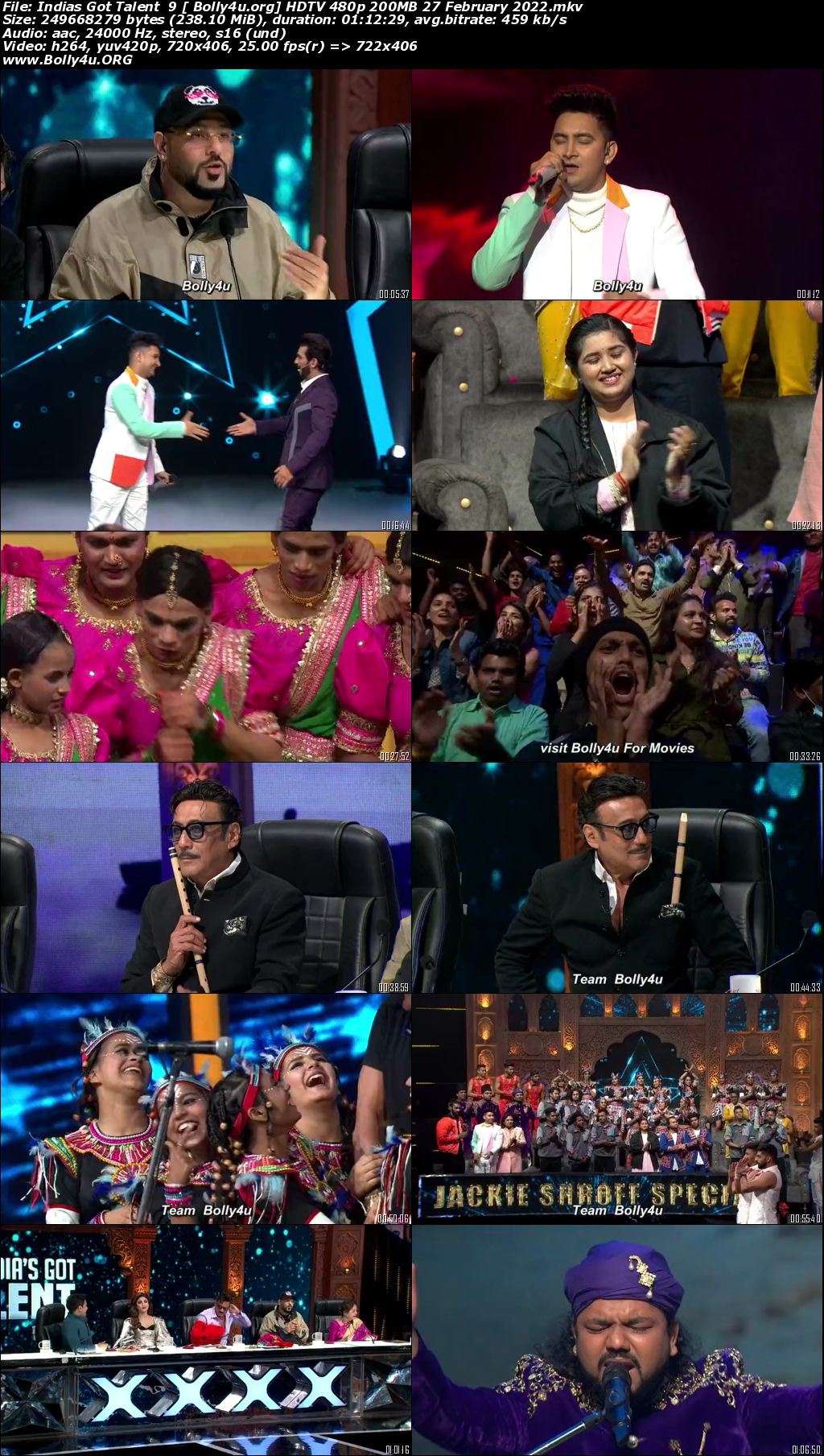Indias Got Talent 9 HDTV 480p 200MB 27 February 2022 Download Indias Got Talent 9 HDTV 480p 200MB 27 February 2022 Download