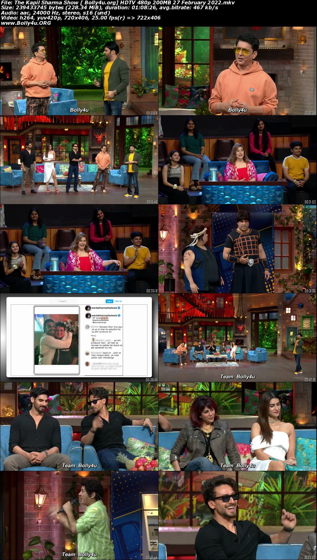 The Kapil Sharma Show HDTV 480p 200MB 27 February 2022 Download The Kapil Sharma Show HDTV 480p 200MB 27 February 2022 Download