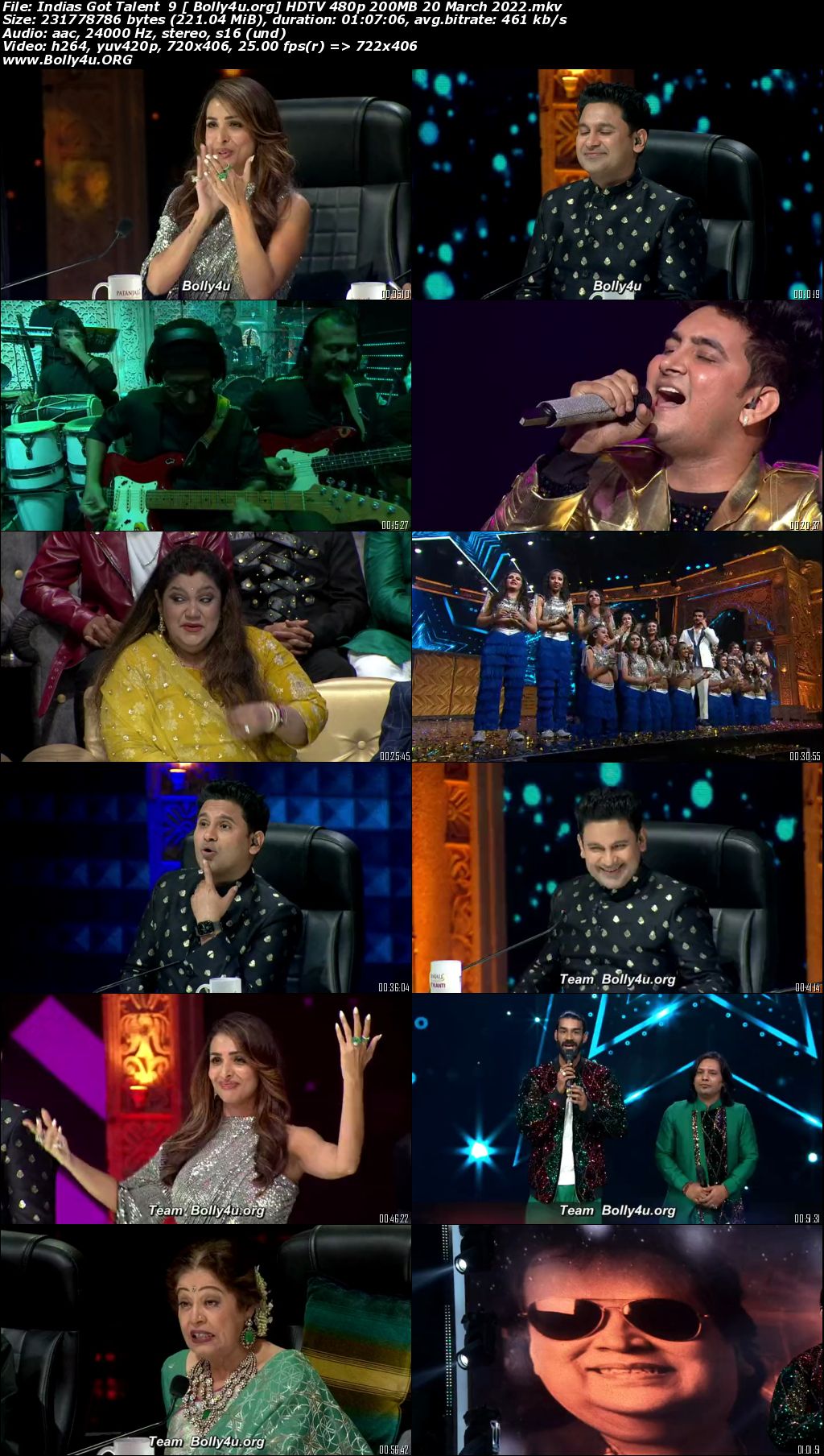 Indias Got Talent 9 HDTV 480p 200MB 20 March 2022 Download Indias Got Talent 9 HDTV 480p 200MB 20 March 2022 Download