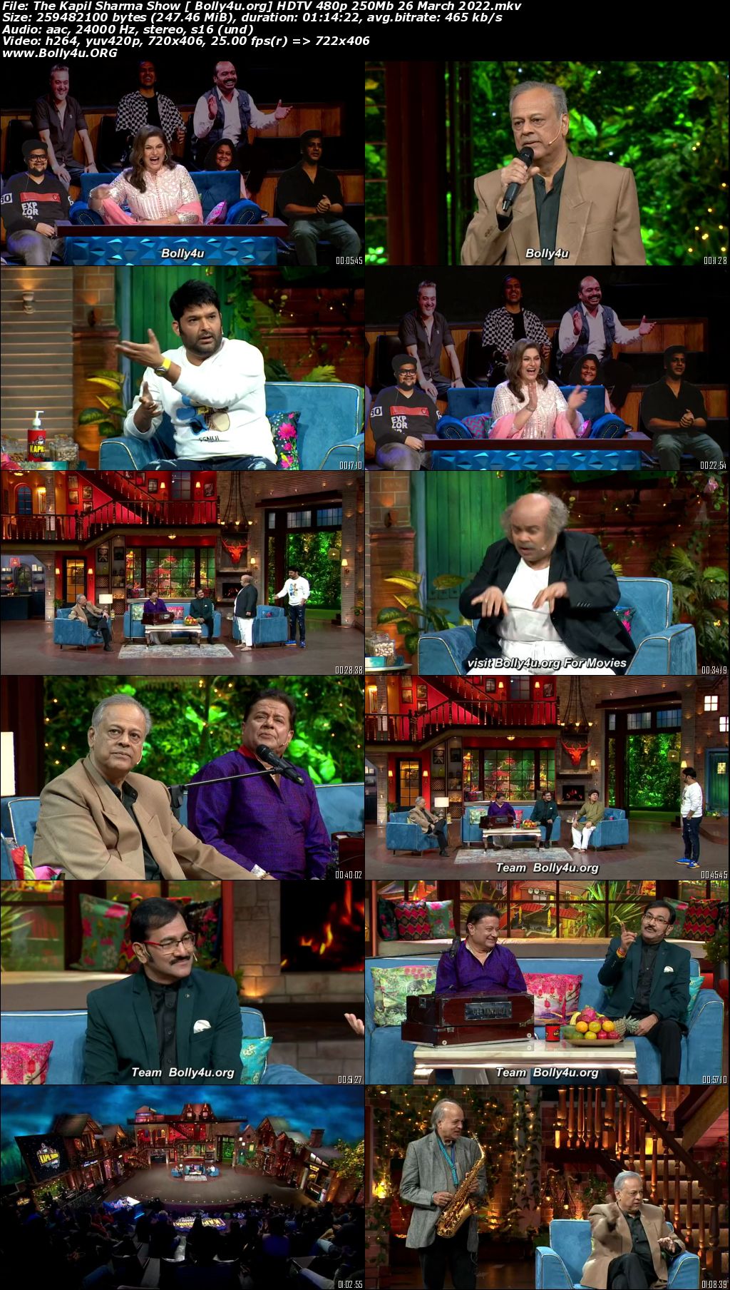 The Kapil Sharma Show HDTV 480p 250Mb 26 March 2022 Download The Kapil Sharma Show HDTV 480p 250Mb 26 March 2022 Download