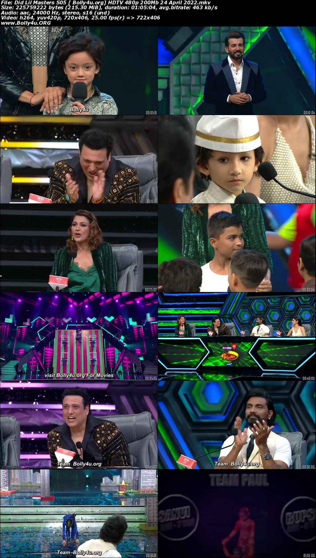 DID Lil Masters S05 HDTV 480p 200Mb 24 April 2022 Download