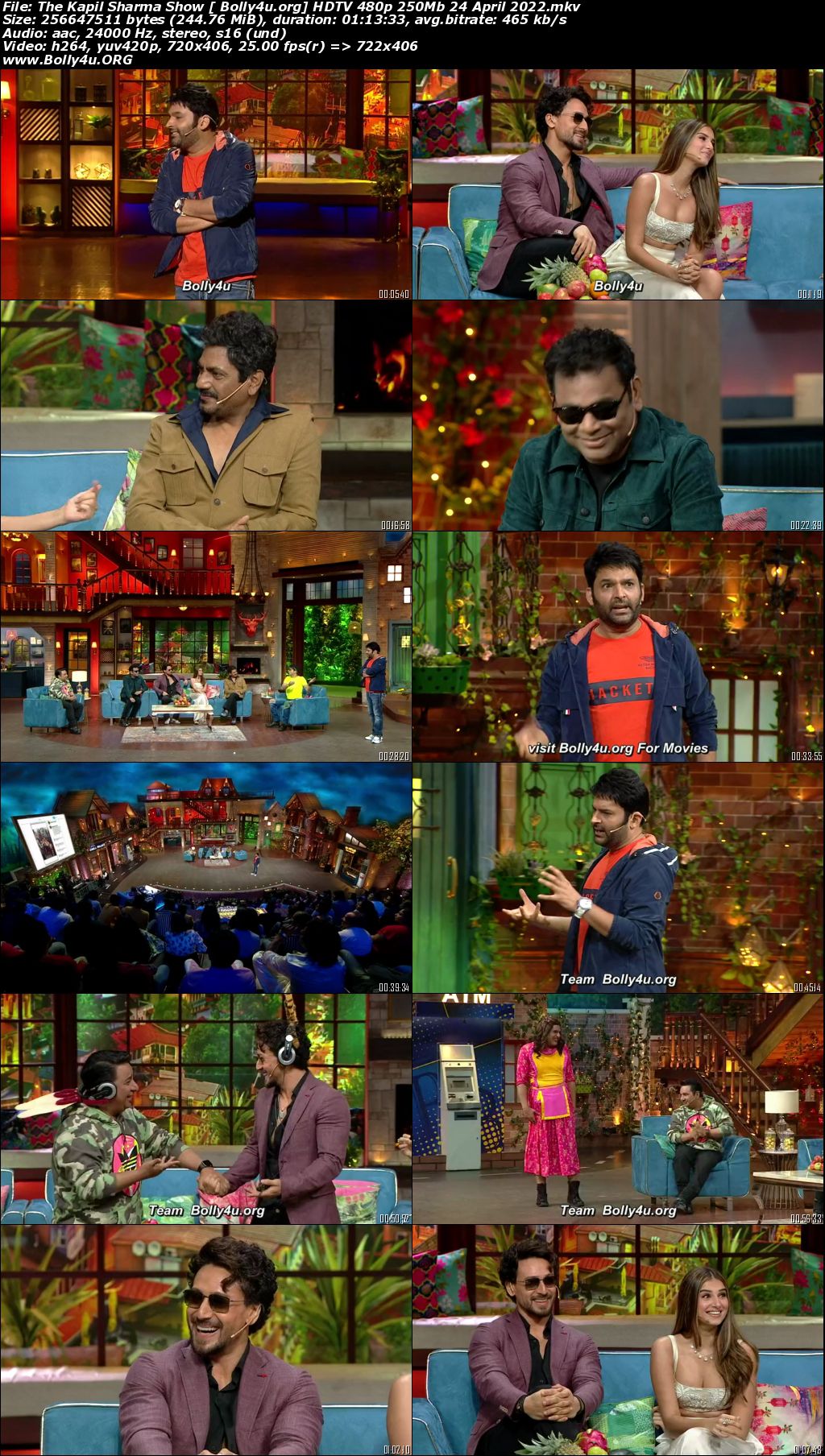 The Kapil Sharma Show HDTV 480p 250Mb 24 April 2022 Download The Kapil Sharma Show HDTV 480p 250Mb 24 April 2022 Download
