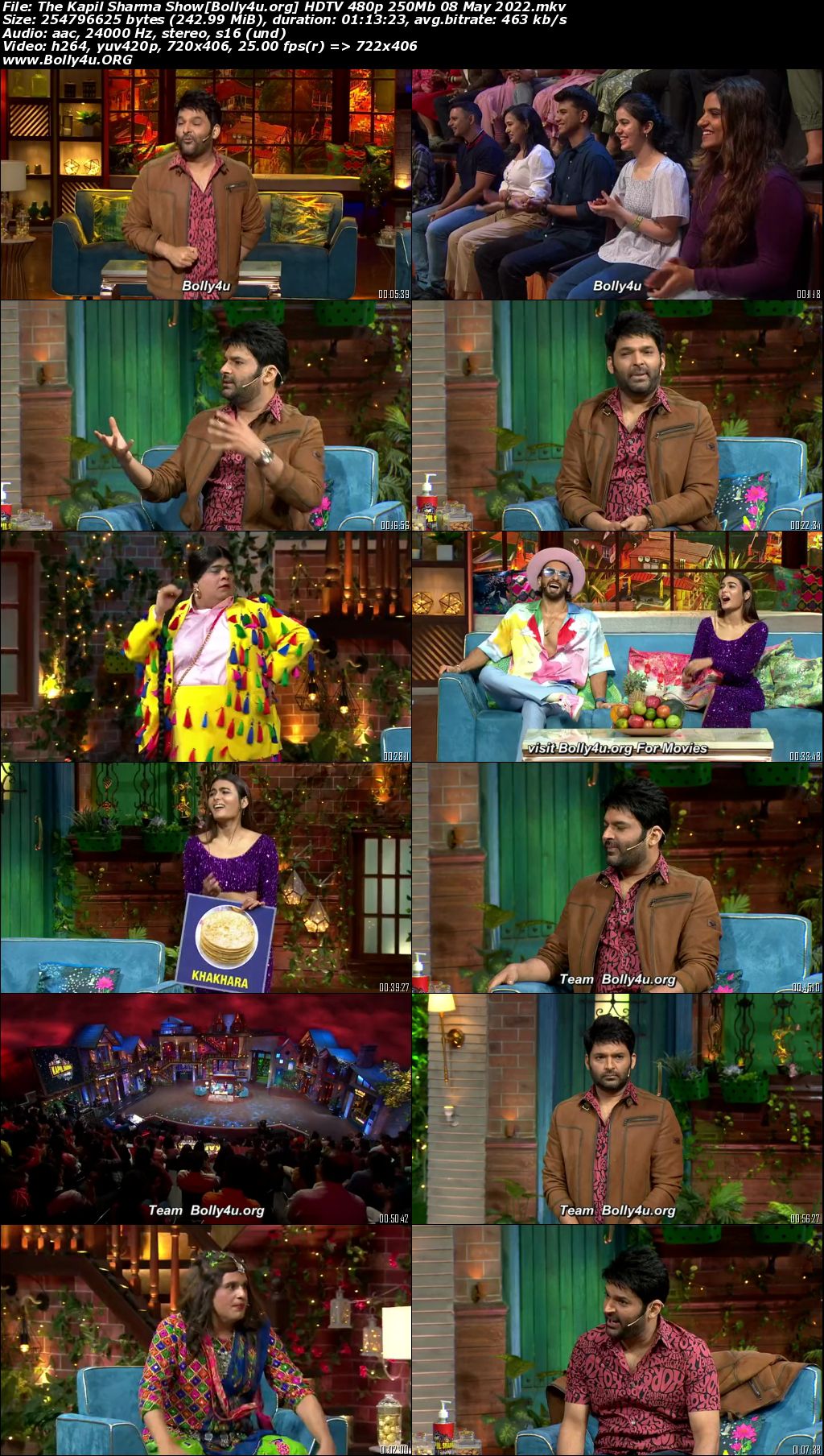 The Kapil Sharma Show HDTV 480p 250Mb 08 May 2022 Download The Kapil Sharma Show HDTV 480p 250Mb 08 May 2022 Download