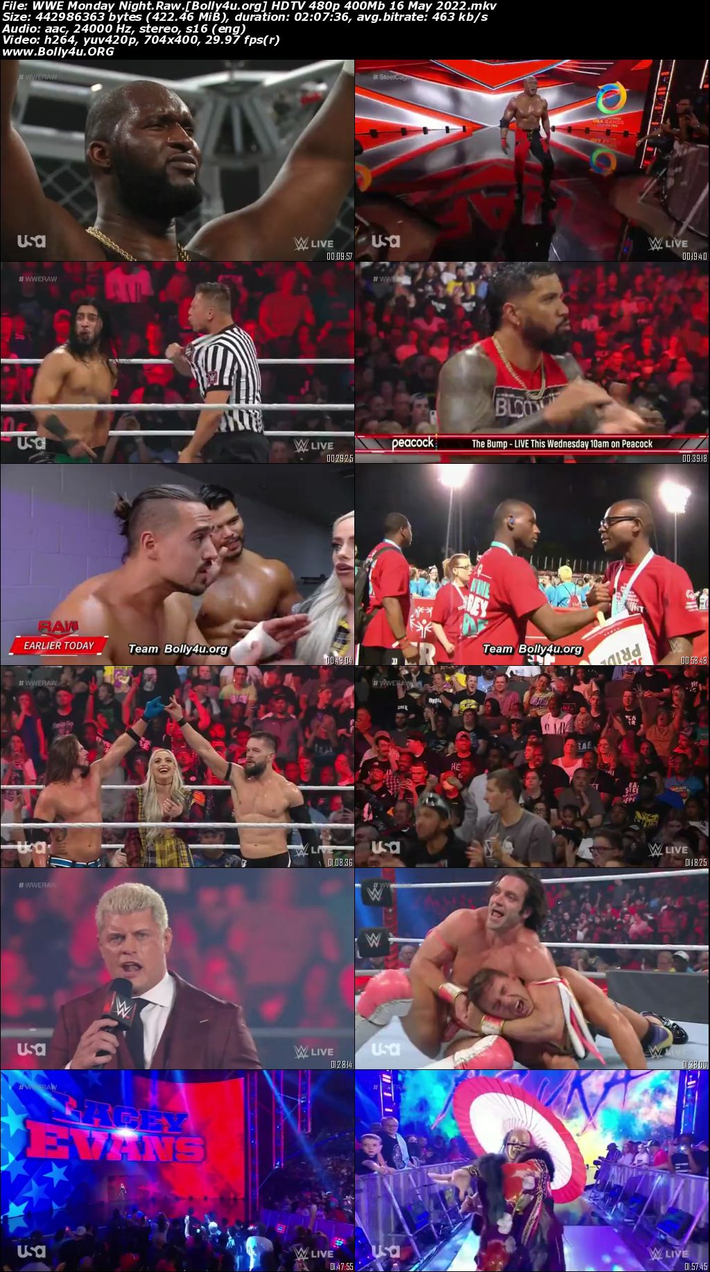 WWE Monday Night Raw HDTV 480p 400Mb 16 May 2022 Download WWE Monday Night Raw HDTV 480p 400Mb 16 May 2022 Download