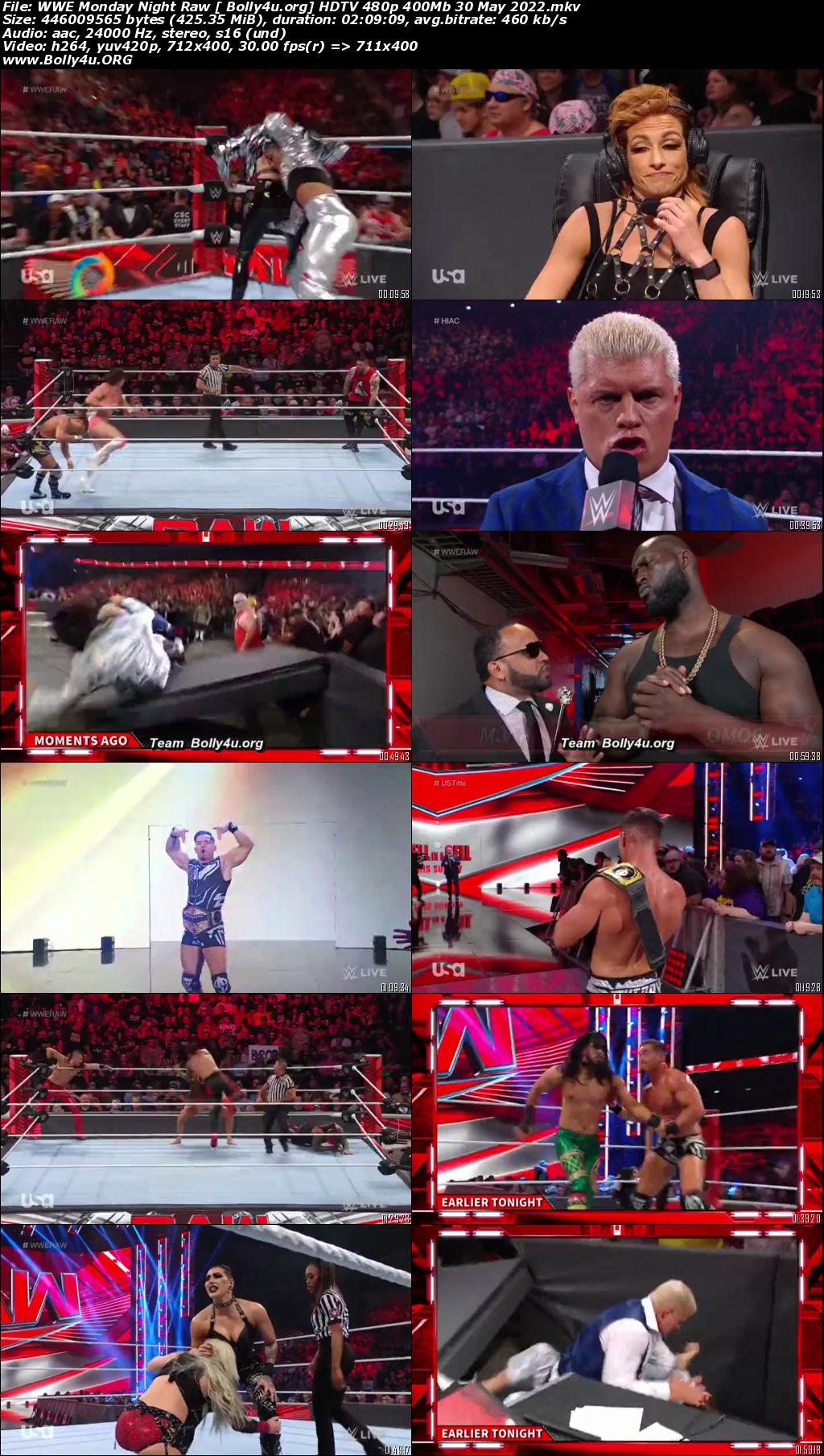 WWE Monday Night Raw HDTV 480p 400Mb 30 May 2022 Download WWE Monday Night Raw HDTV 480p 400Mb 30 May 2022 Download